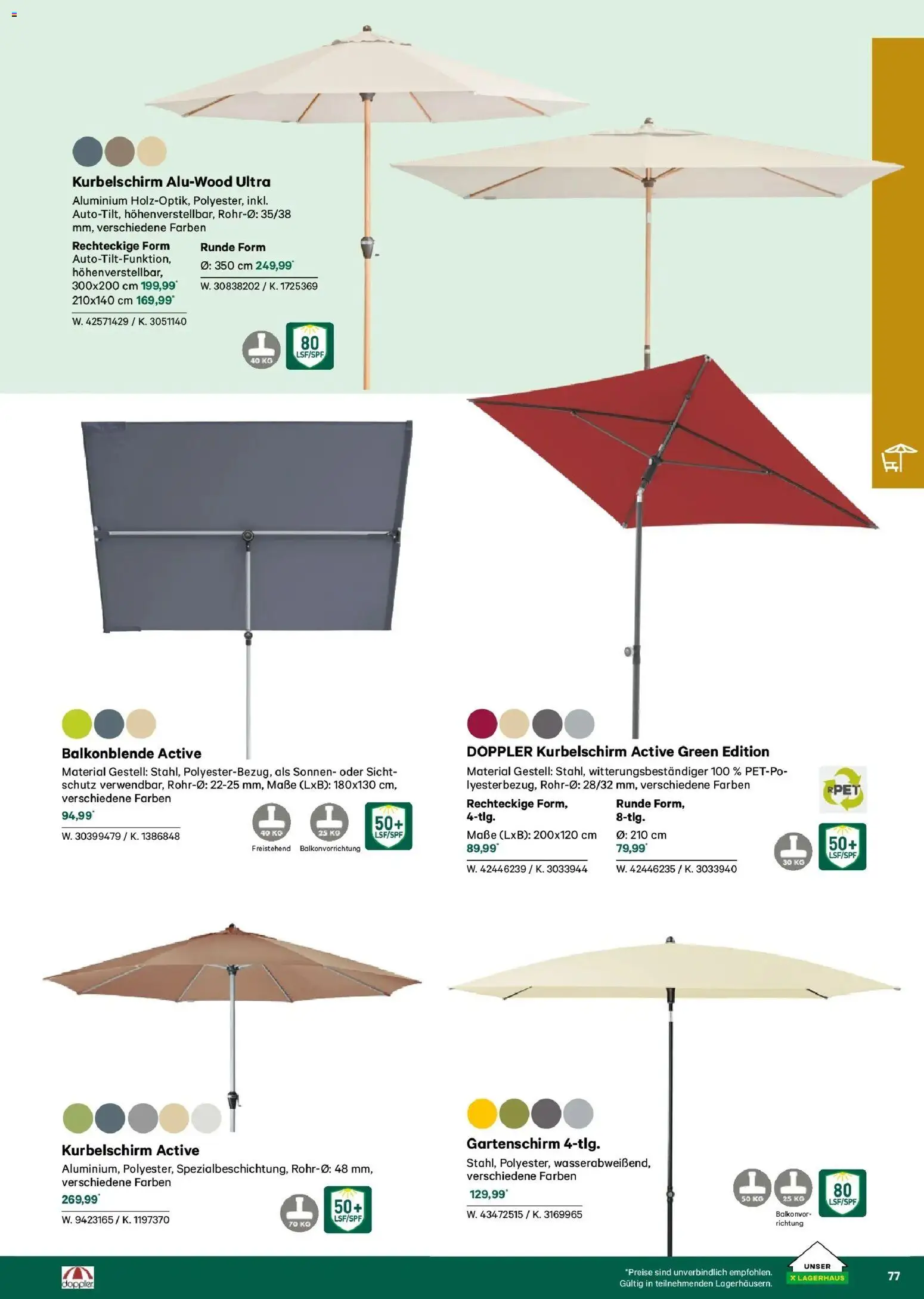 Lagerhaus Garten & Freizeit Katalog 2026 gültig ab 01.03.2026 | Seite: 77
