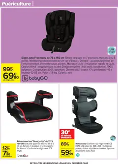  | Page: 73 | Produits: Poids, Rehausseur, Siège auto