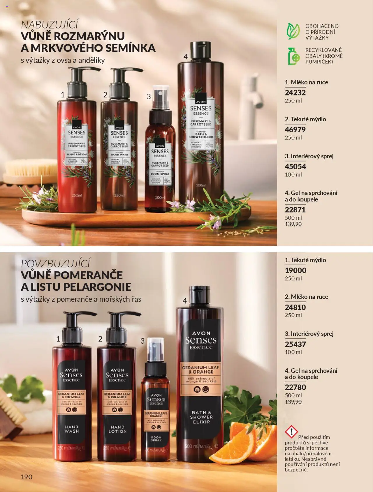 Avon katalog 9/2025 od 01.09.2025 | Strana: 192 | Produkty: Mýdlo, Mléko, Pomeranče, Semínka