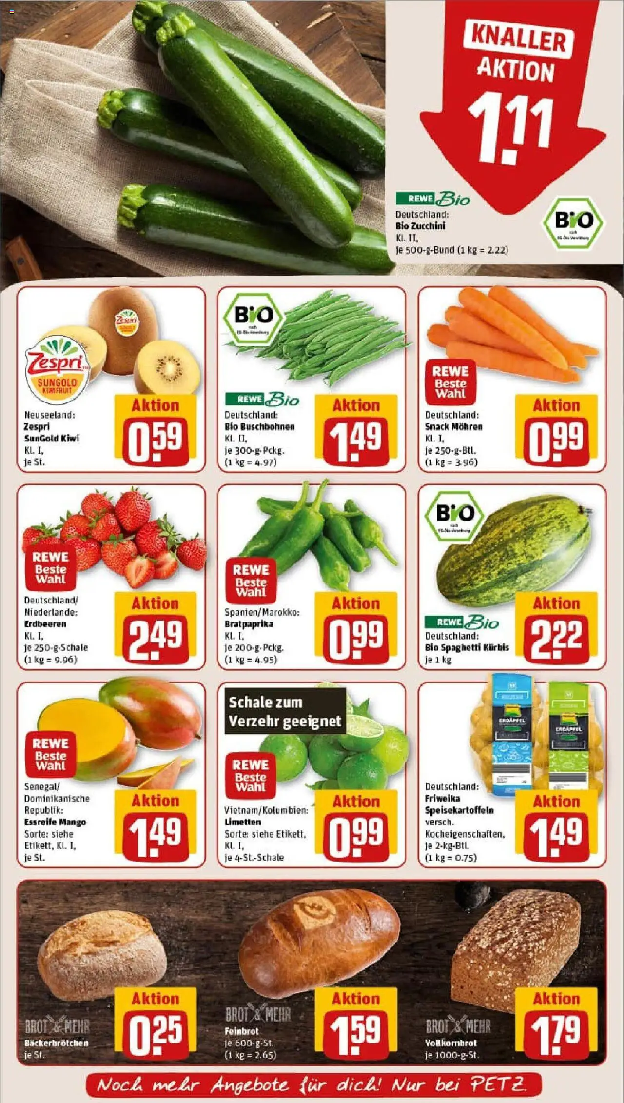 Rewe prospekt Pulsnitz	 - gültig ab dem 24.08.2025 | Seite: 7 | Produkte: Mohren, Mango, Erdbeeren, Kiwi