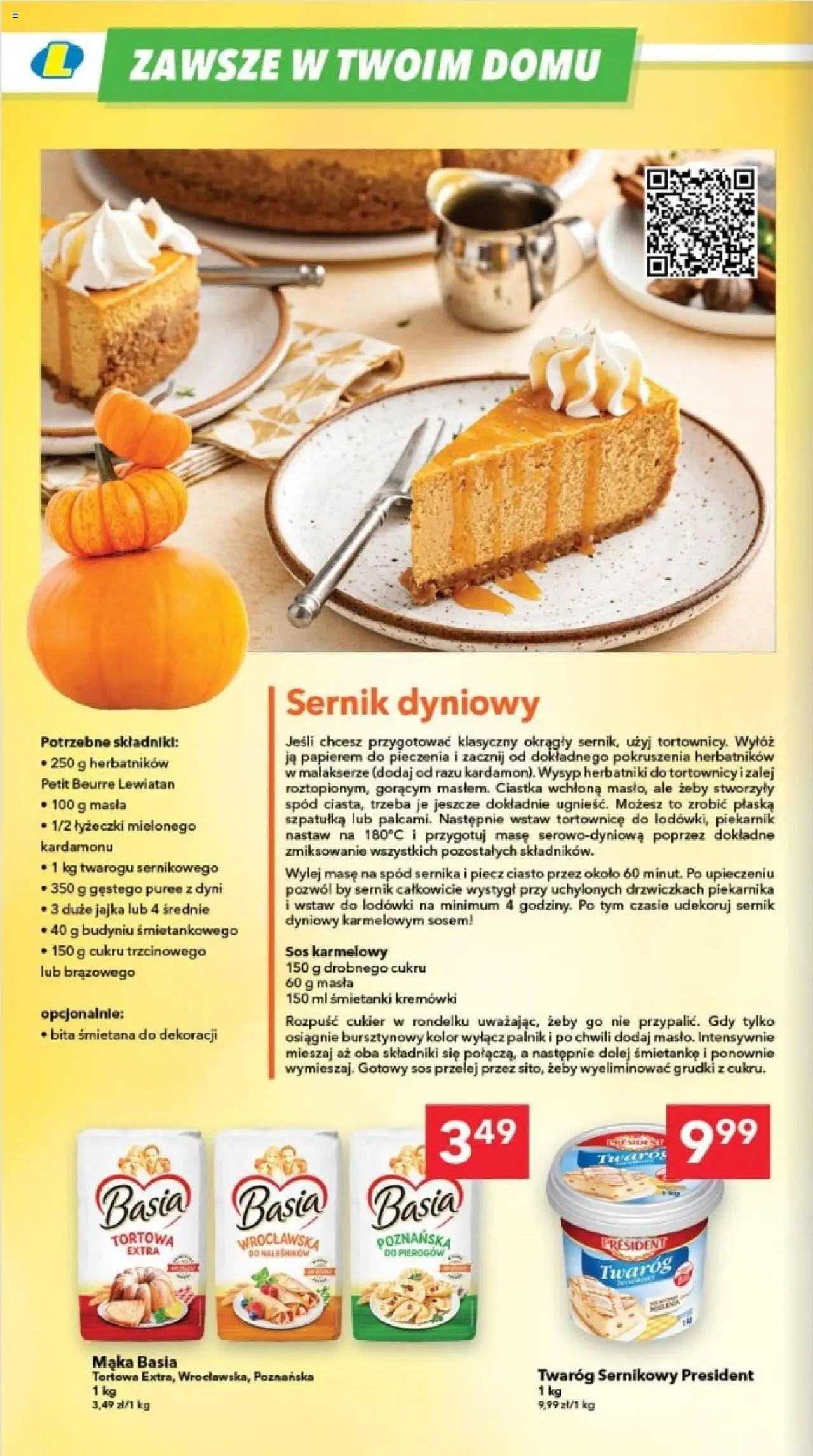 Lewiatan gazetka - Legnica od 23.10.2025 | Strona: 8 | Produkty: Mąka basia, Jajka, Twaróg, Sos