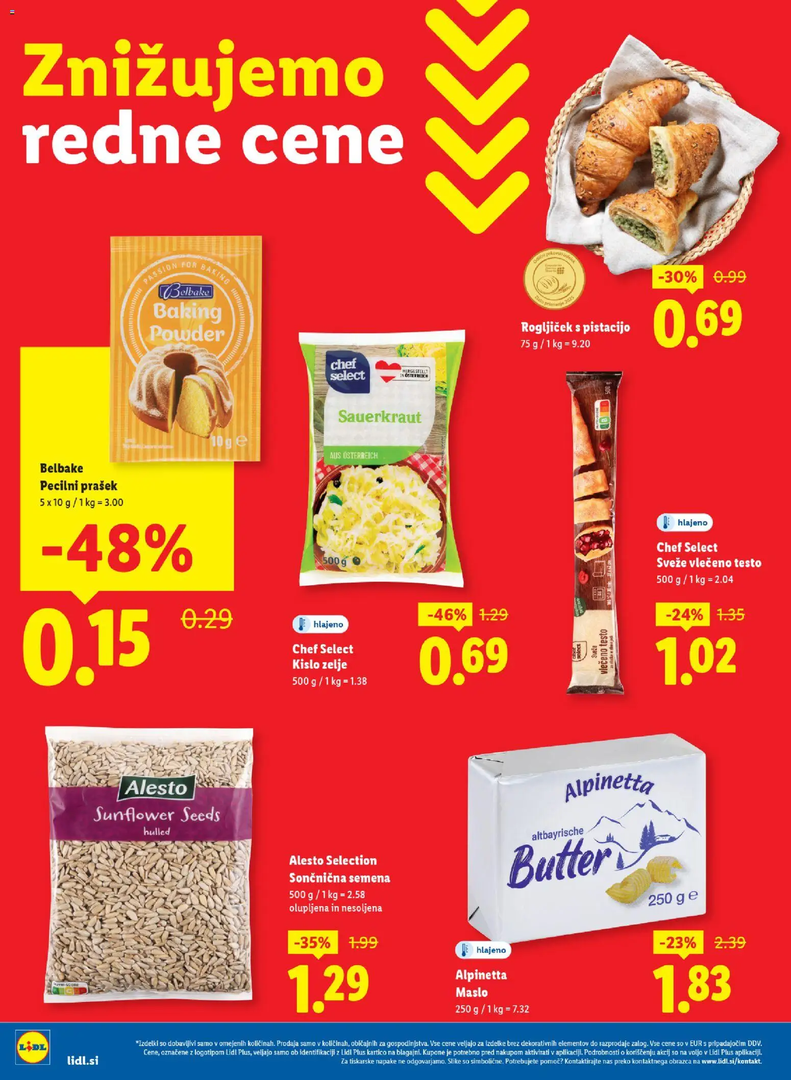 Novi Lidl katalog ponudbe – veljaven od 30.12.2025 | Stran: 12 | Izdelki: Prašek, Maslo, Mesa alta, Zelje