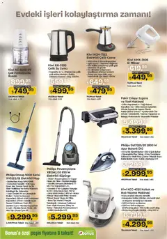 12.03.2026 tarihinden itibaren geçerli olan Migros kataloğu önizlemesi | Sayfa: 145 | Ürünler: Mikser, Su ısıtıcı, Yağ, Su
