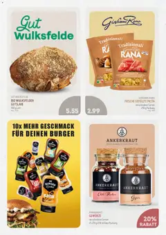 Edeka Struve Prospekt 	 ab 20.04.2026 gültig | Seite: 16 | Produkte: Burger, Chili, Pasta, Flocken