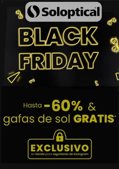 Vista previa Soloptical Black Friday válido desde el 14.11.2025