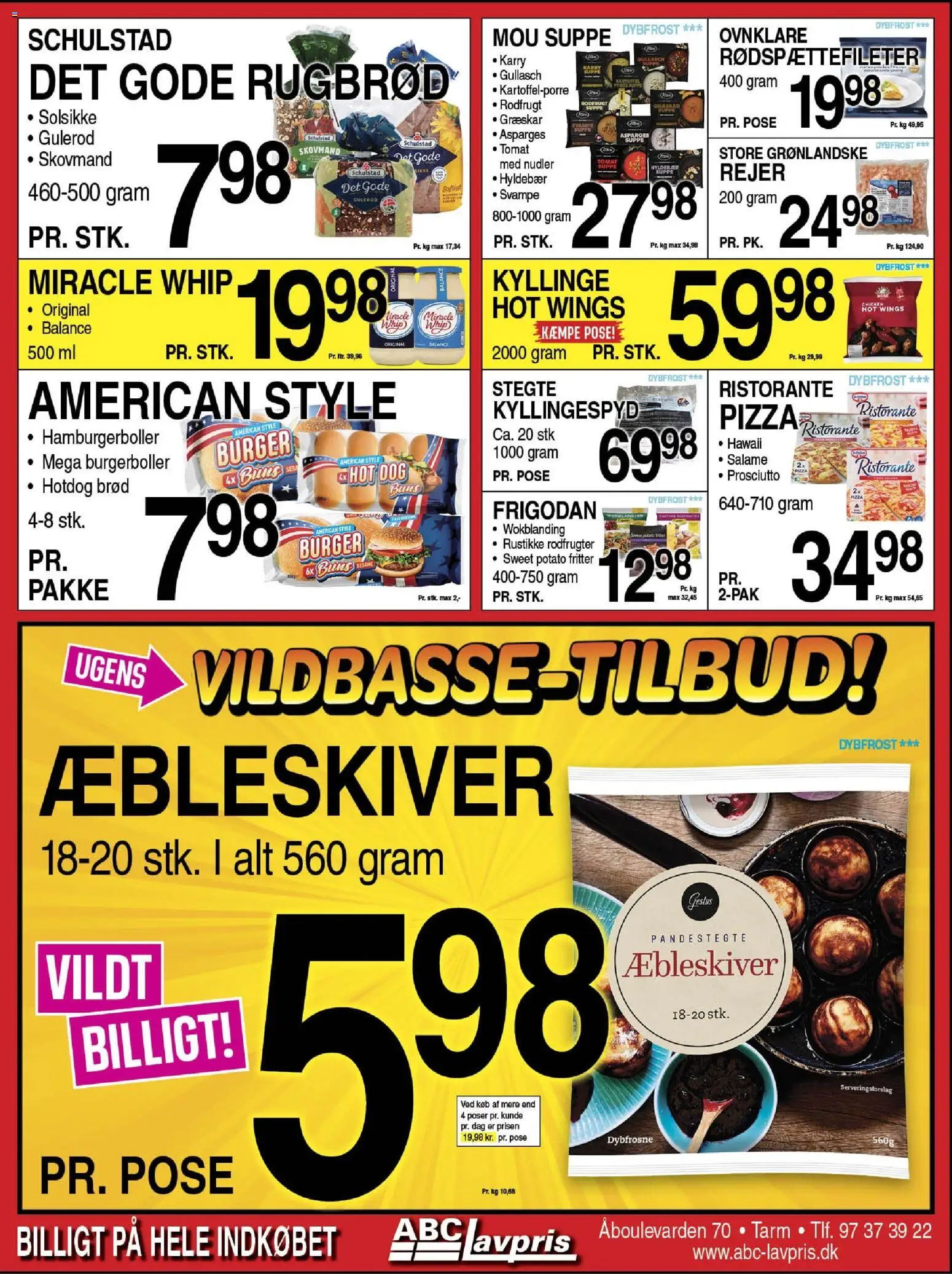 Abc Lavpris tilbudsavis – gyldig fra 19.11.2025 | Side: 4 | Produkter: Svampe, Karry, Rejer, Asparges