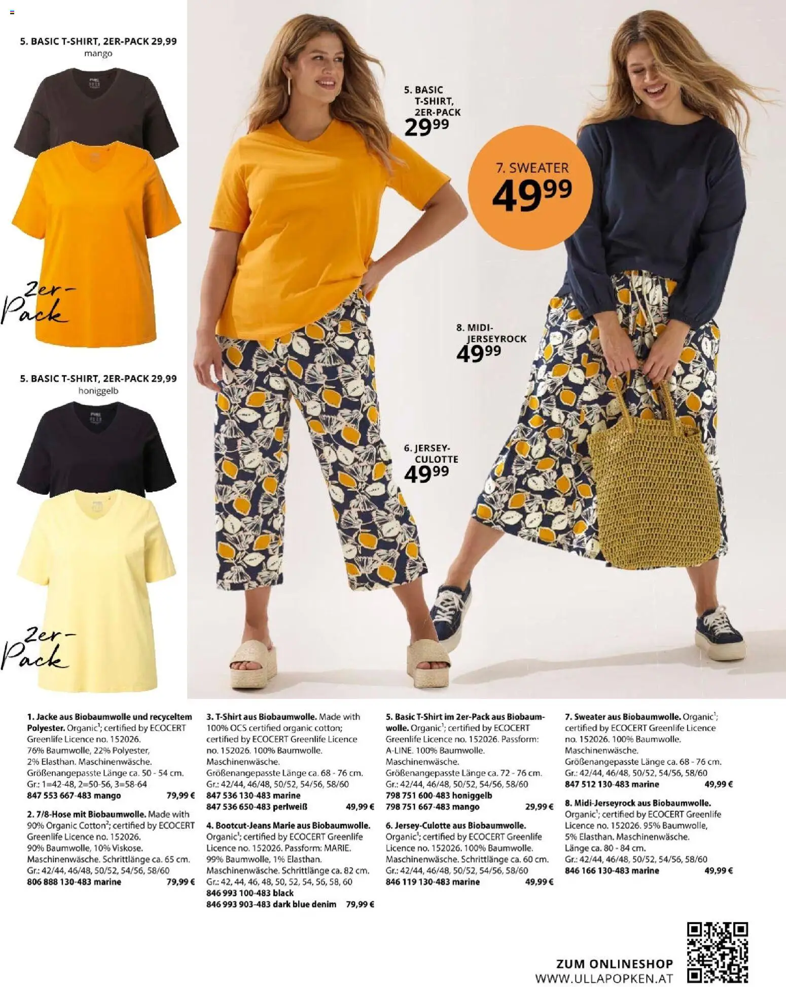 Ulla Popken akciós ujság - amely érvényes a következő dátumtól: 01.03.2026 | Oldal: 127 | Termékek: Mangó