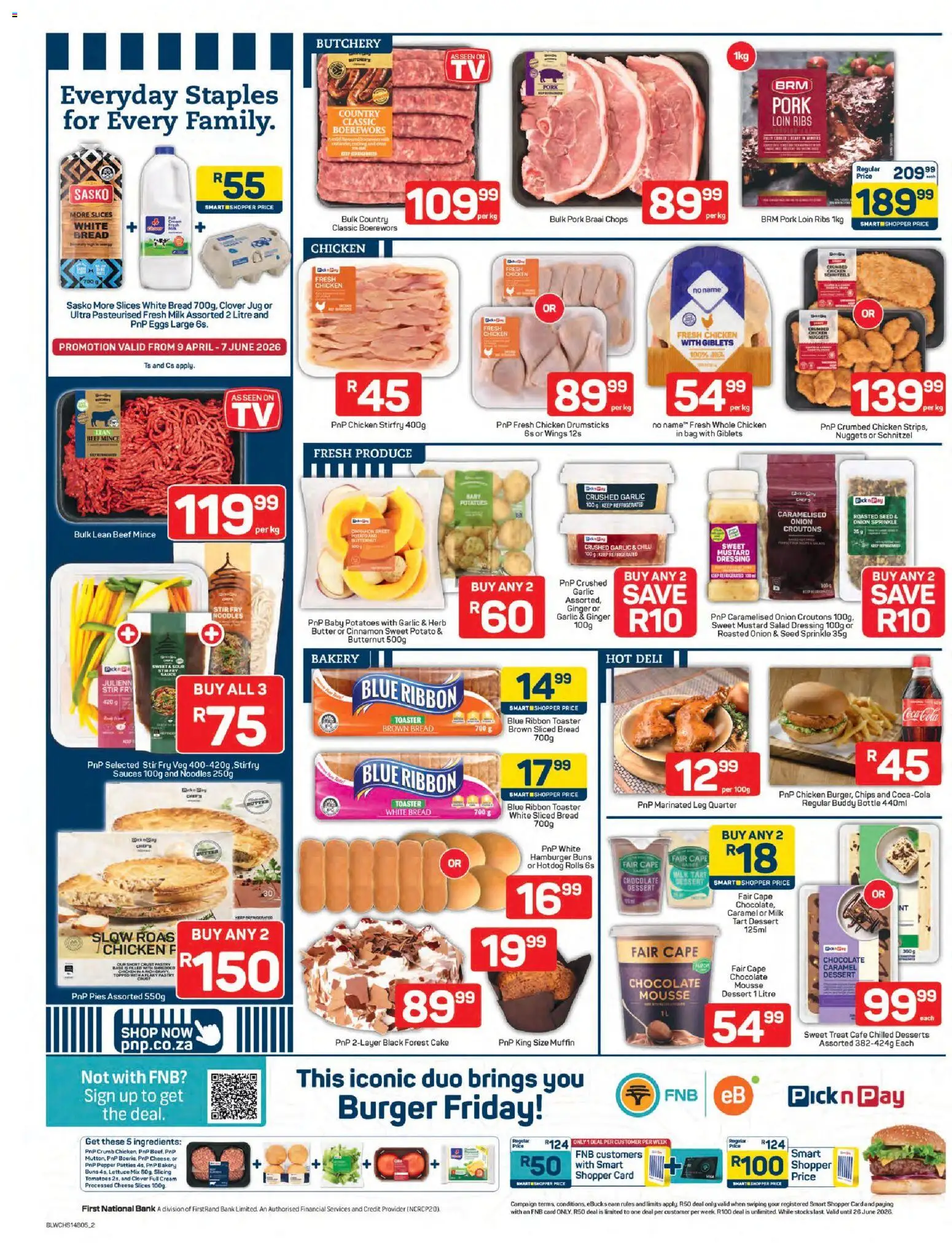 New Pick n Pay catalogue – valid from 24.04.2026 | Page: 2 | Products: Salad dressing, Salad, Lettuce, Caramel