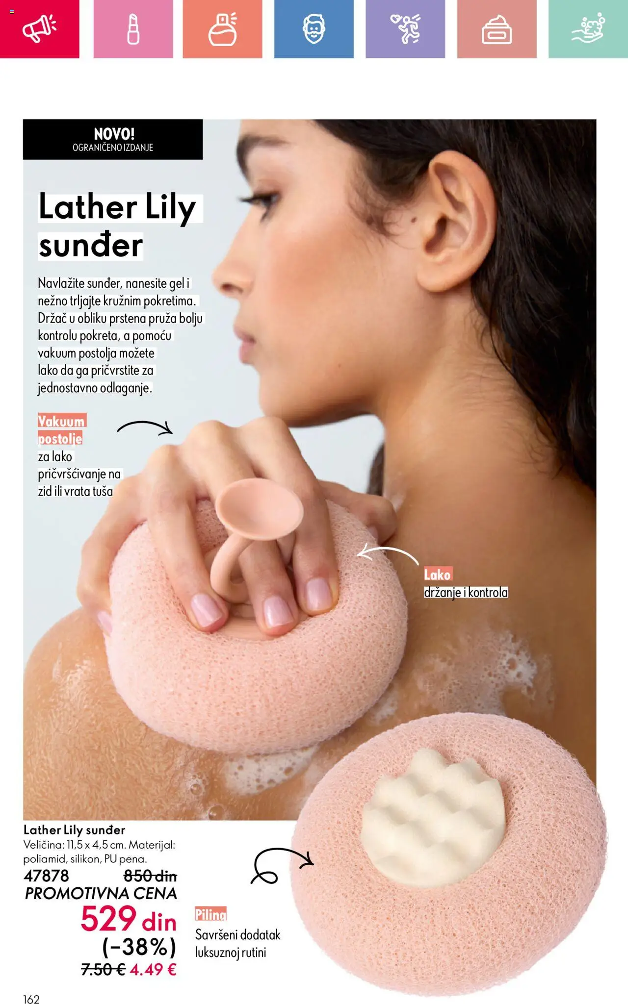 Oriflame katalog - važi od 22.06.2025 | Strana: 162 | Proizvode: Vrata, Piling