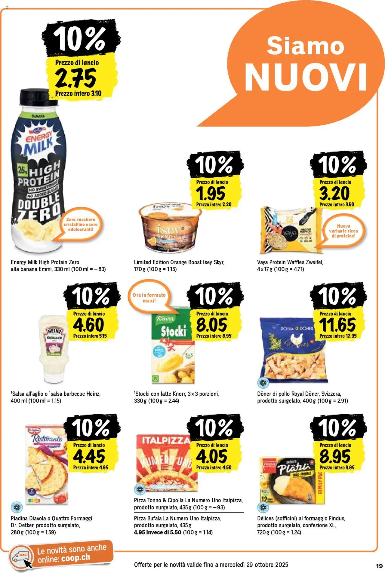 Coop - Una settimana di azioni – gültig ab 16.10.2025 | Seite: 19 | Produkte: Pizza