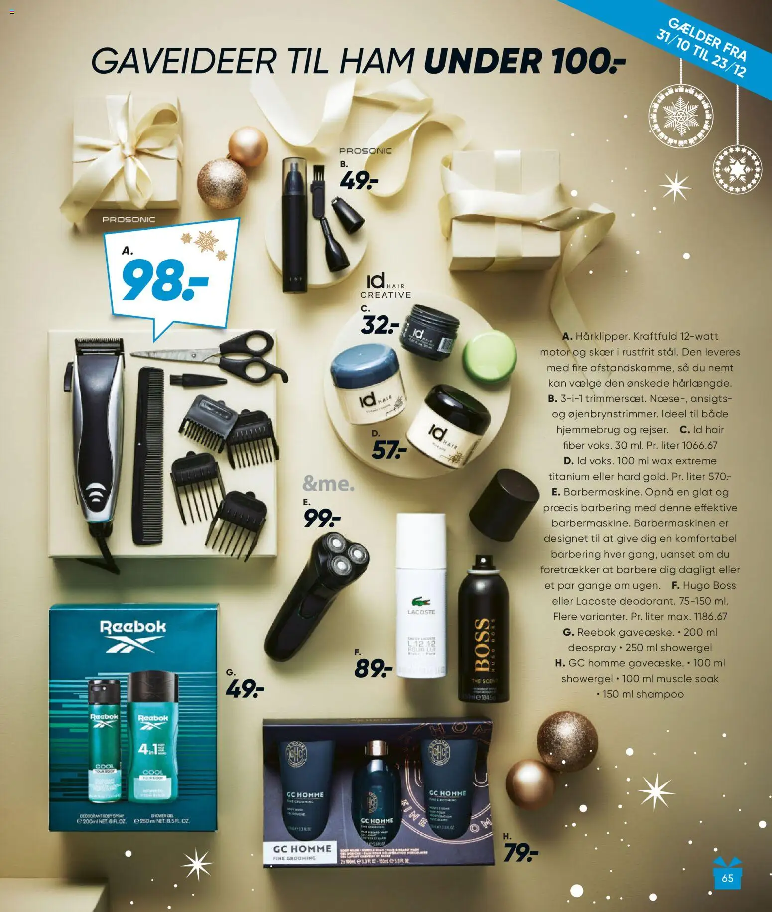 Bilka tilbudsavis – gyldig fra 01.11.2025 | Side: 65 | Produkter: Shampoo, Deodorant