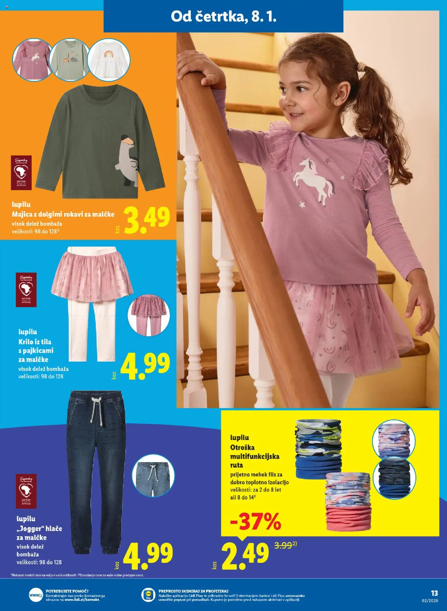 Novi Lidl katalog ponudbe – veljaven od 08.01.2026 | Stran: 17 | Izdelki: Krilo, Majica, Hlace