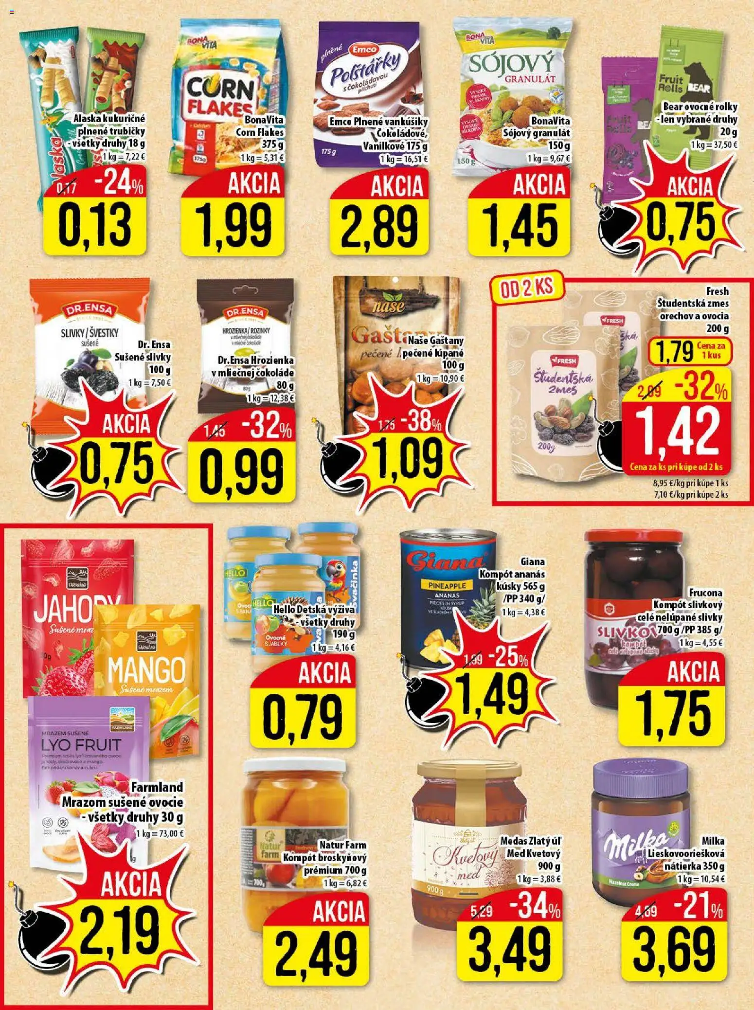Nové Klas akcie – leták je platný od 17.11.2025 | Strana: 15 | Produkty: Gaštany, Milka, Mango, Ovocie