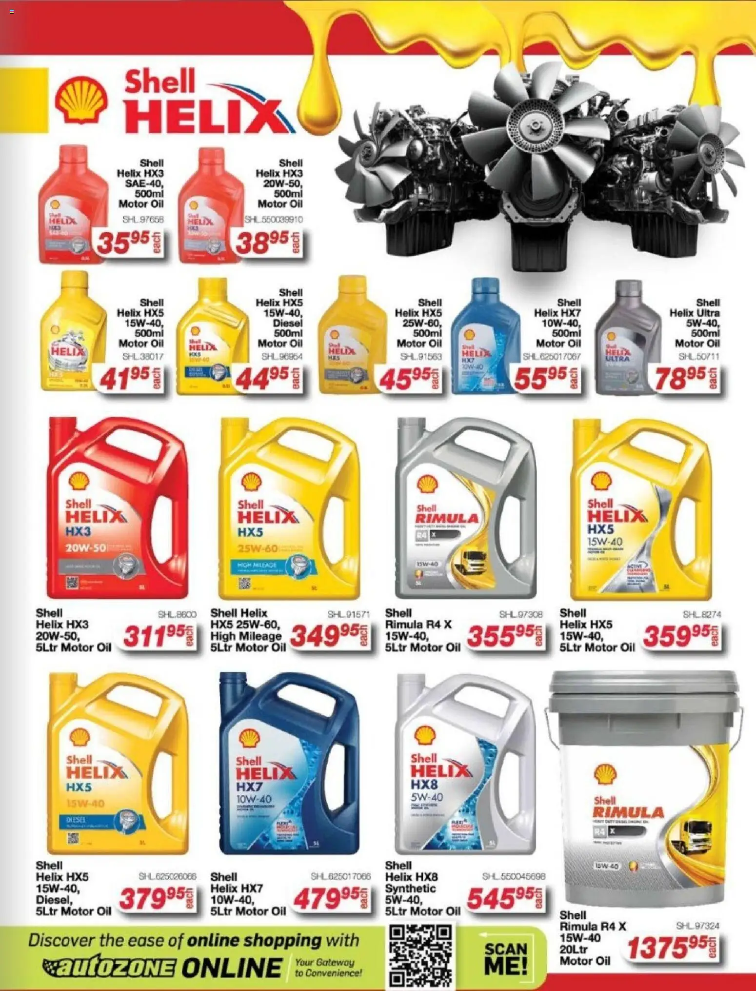 New AutoZone catalogue – valid from 24.11.2025 | Page: 34 | Products: Hood, Oil