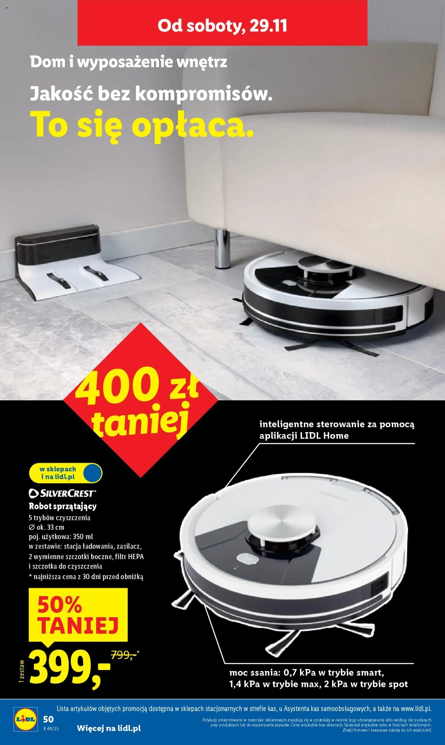 Lidl Black Friday od 24.11.2025 | Strona: 54 | Produkty: Robot, Cleaner, Szczotka, Robot sprzątający
