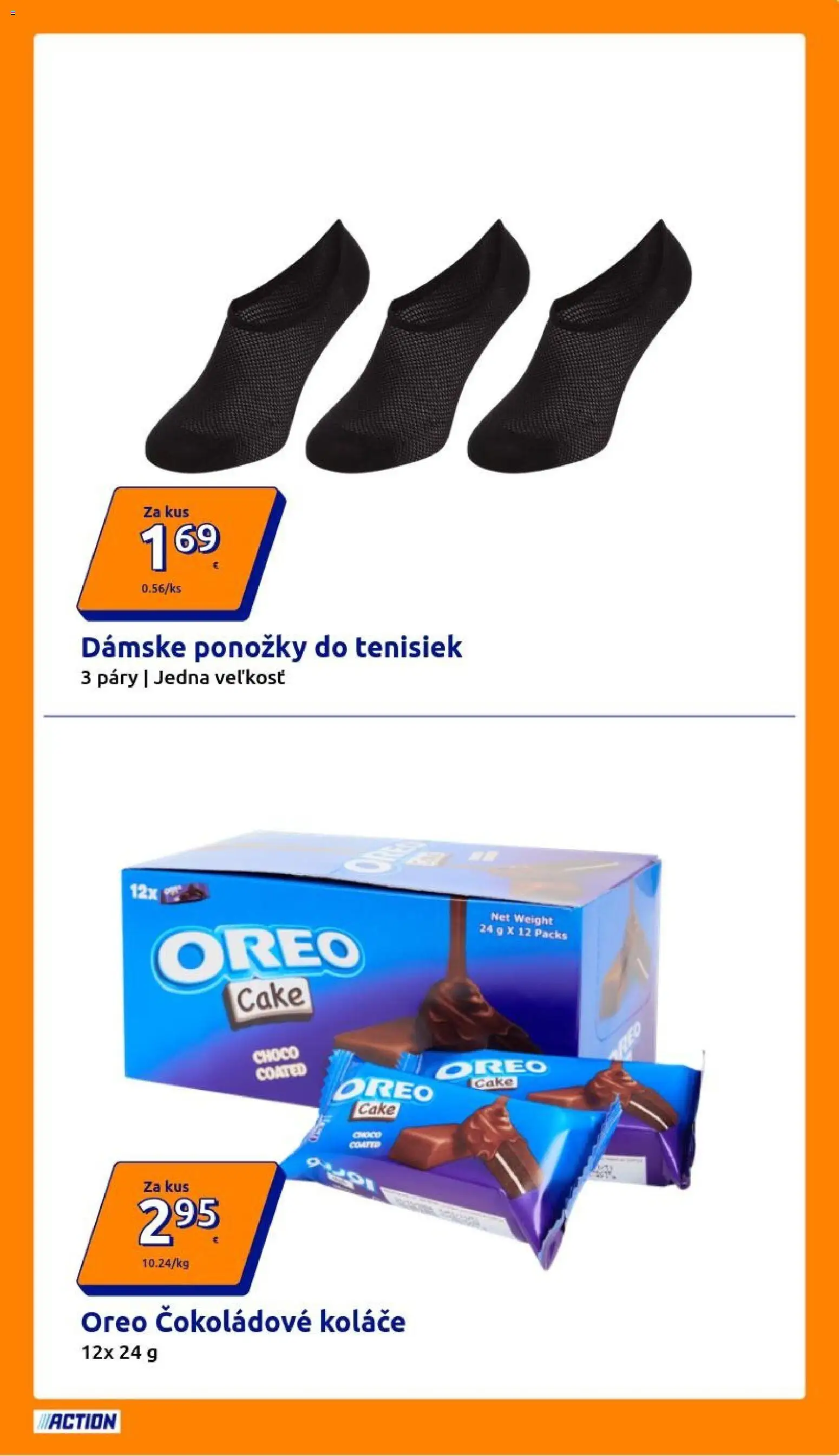 Nové Action akcie – leták je platný od 25.03.2026 | Strana: 9 | Produkty: Ponožky