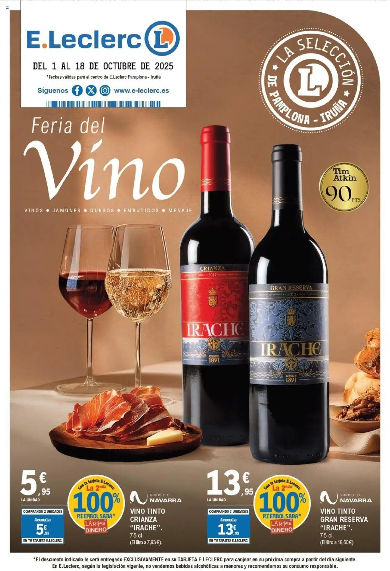 E.Leclerc folleto │ válido desde el 01.10.2025 | Página: 23 | Productos: Vino, Νυχτικό