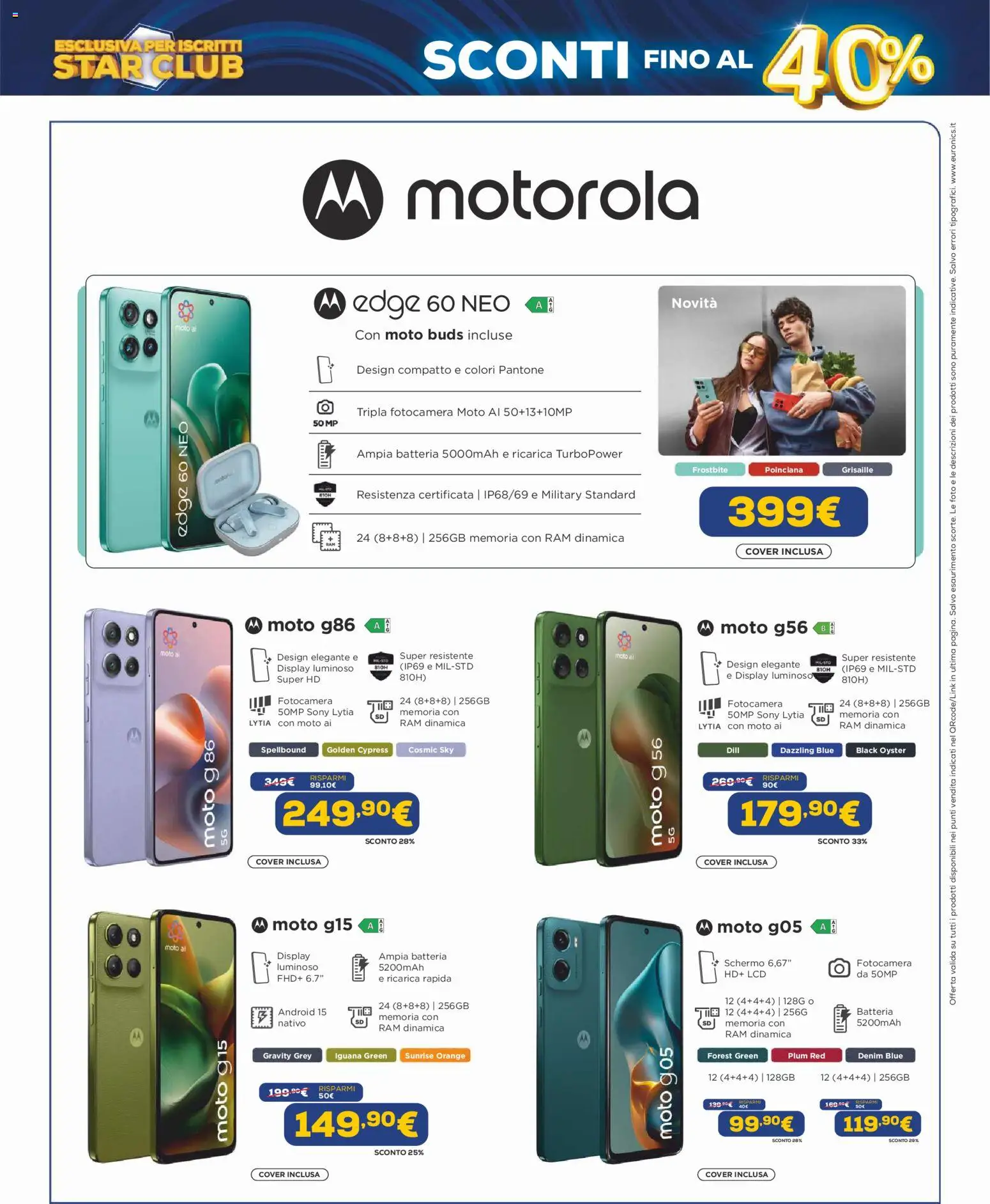 Volantino Euronics del 22.01.2026 | Pagina: 26 | Prodotti: Schermo, The, Fotocamera, Batteria