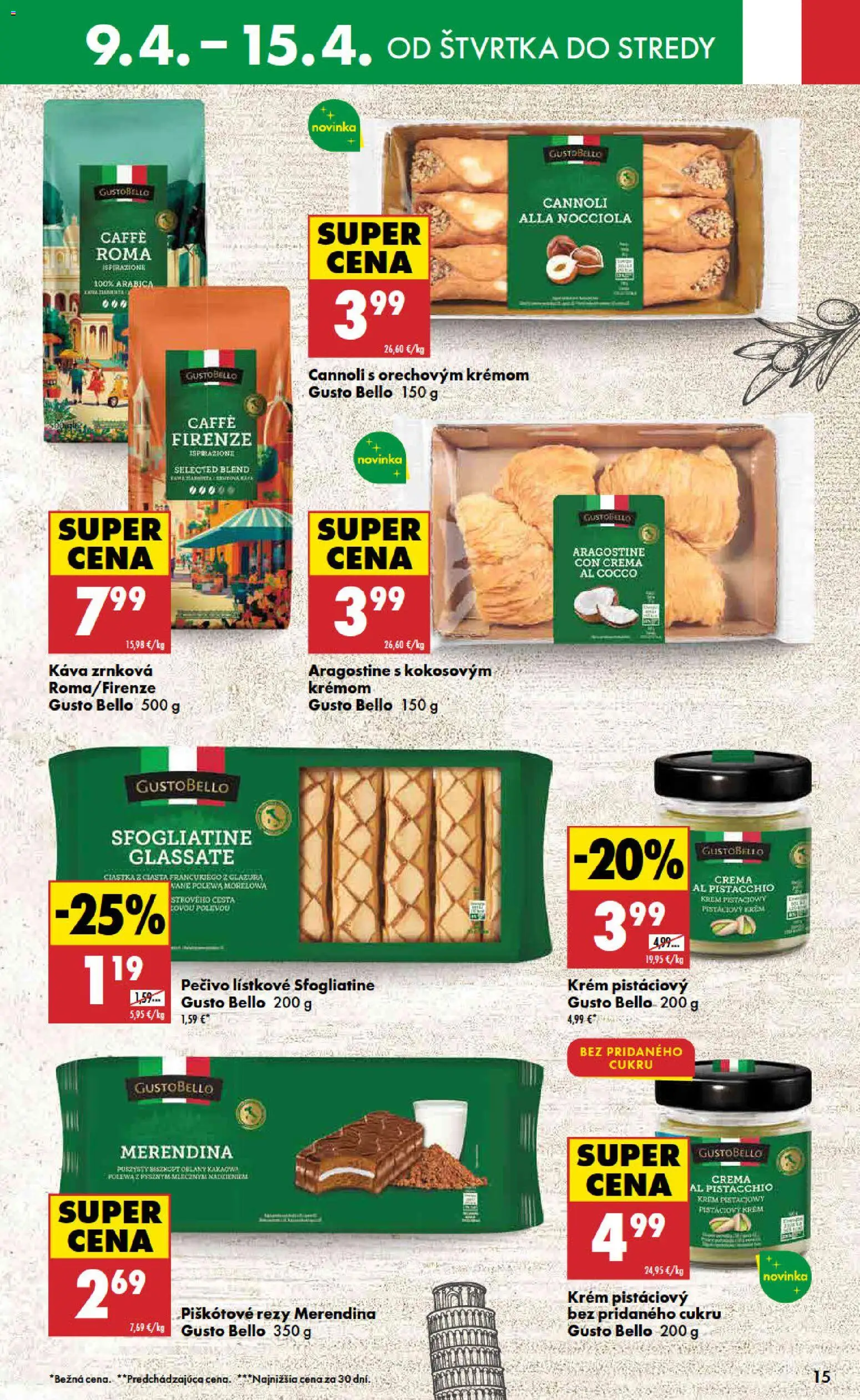 Nové Biedronka akcie – leták je platný od 09.04.2026 | Strana: 15 | Produkty: Káva, Krém