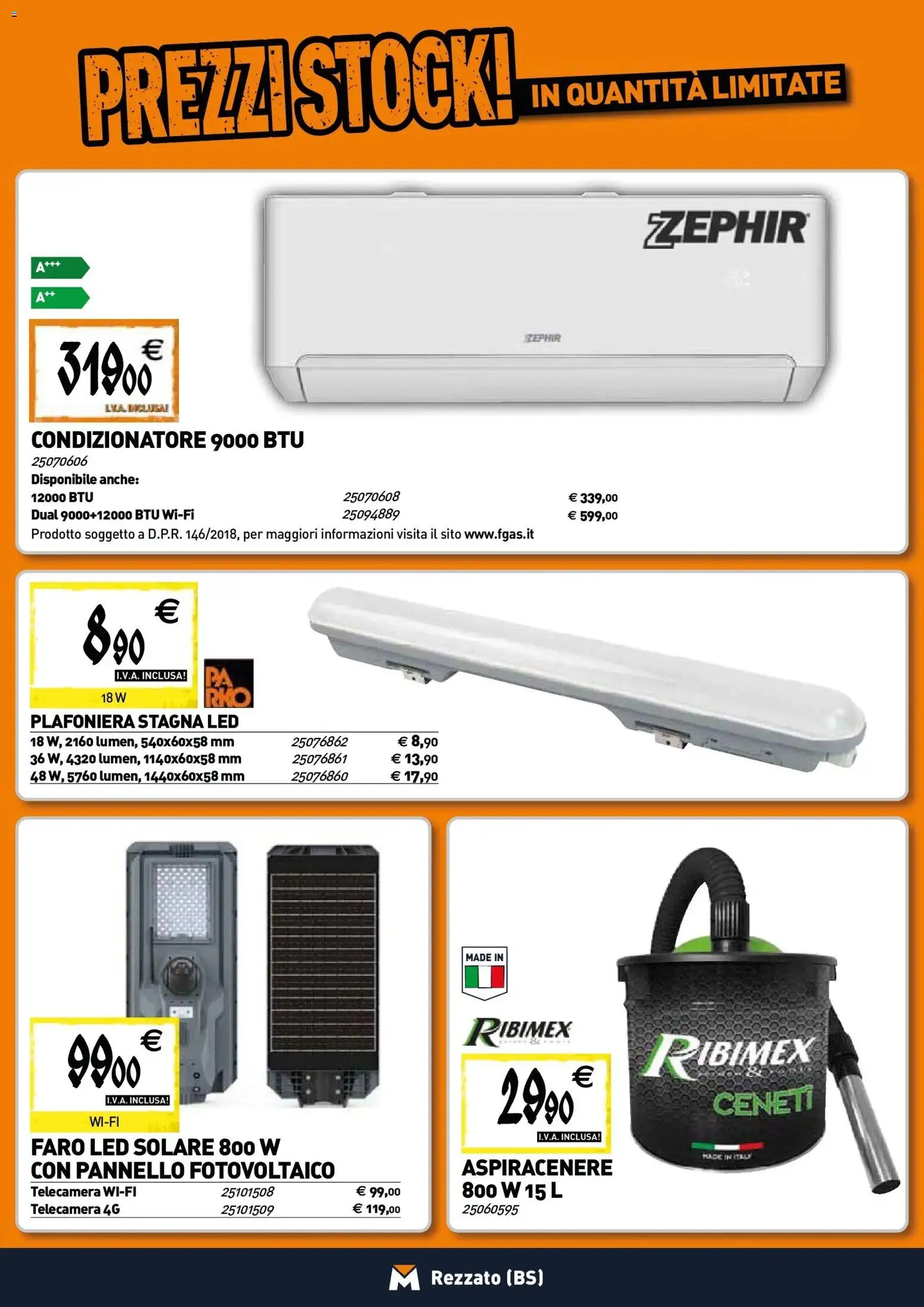 Volantino TECNOMAT del 22.01.2026 | Pagina: 16 | Prodotti: Aspiracenere, Condizionatore