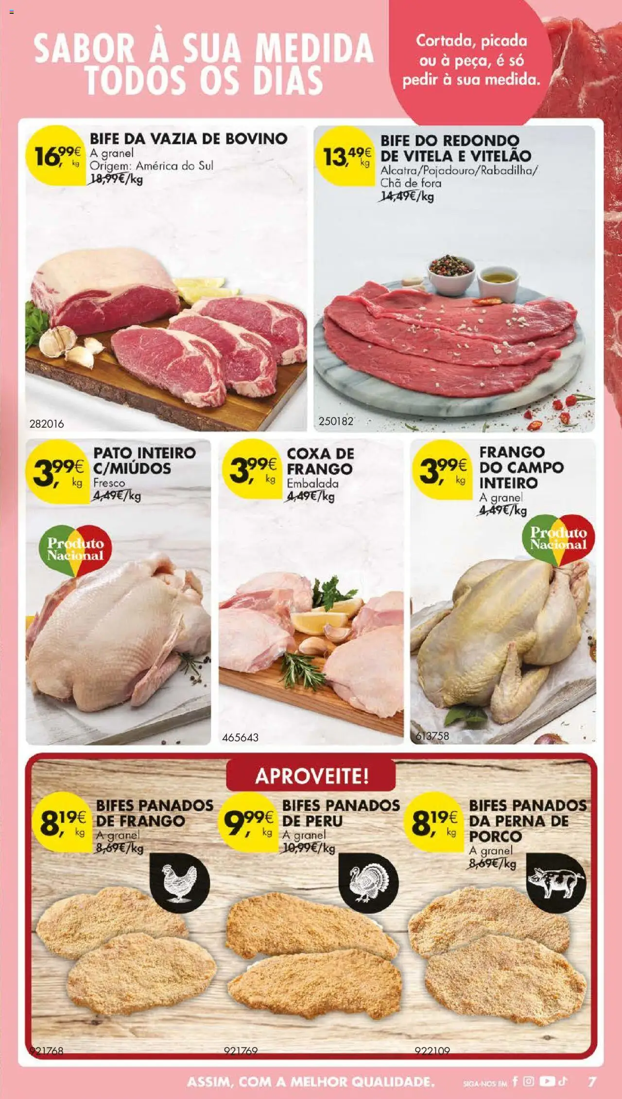 Pingo Doce folheto │ válido de 21.10.2025 | Página: 13 | Produtos: Vitela, Frango, Peru, Chá