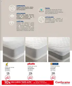 Conforama - Descanso  │ válido de 07.08.2025 | Página: 105 | Produtos: Protetor de colchão, Algodão, Colchões, Colchão