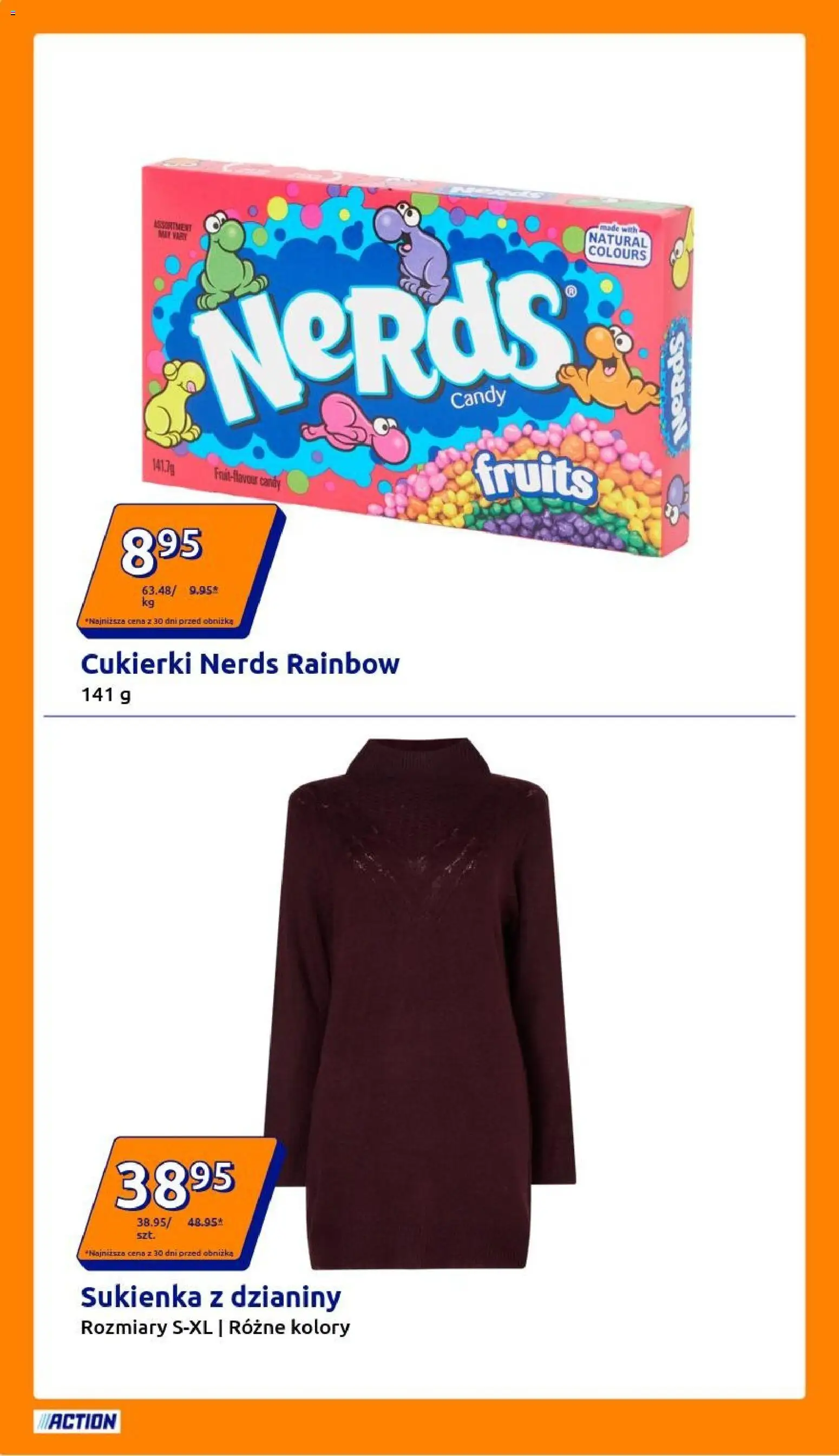 Action Gazetka od 29.10.2025 | Strona: 26 | Produkty: Sukienka, Cukierki