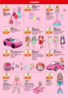 Katalog Müller - Pregled kataloga iz trgovine Müller, vrijedi od 23.03.2026 | Stranica: 4 | Proizvodi: Barbie, Pritisnite, Lutke, Gumice