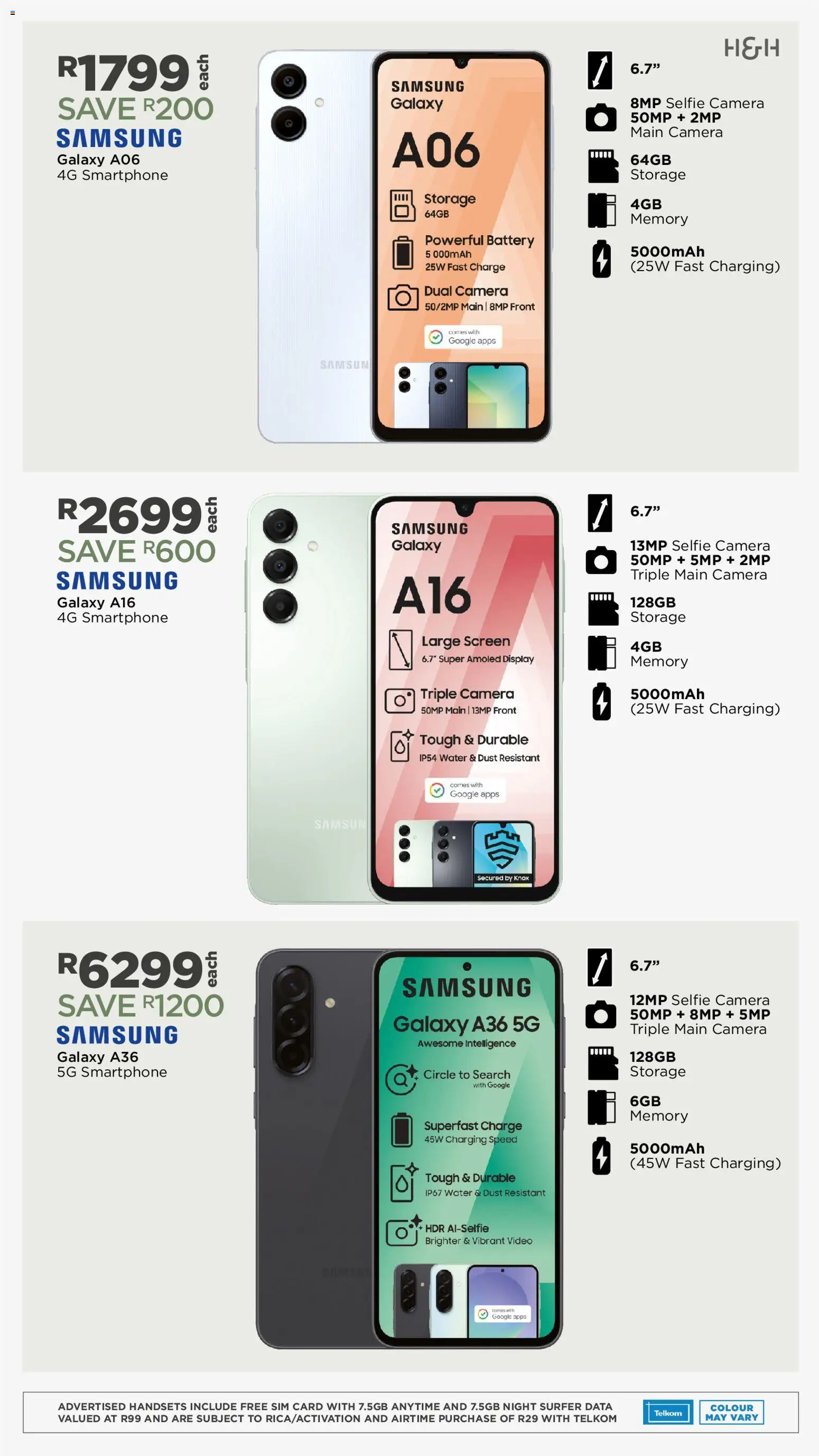 New House and Home catalogue – valid from 05.01.2026 | Page: 33 | Products: Data, Sim, Smartphone, Water