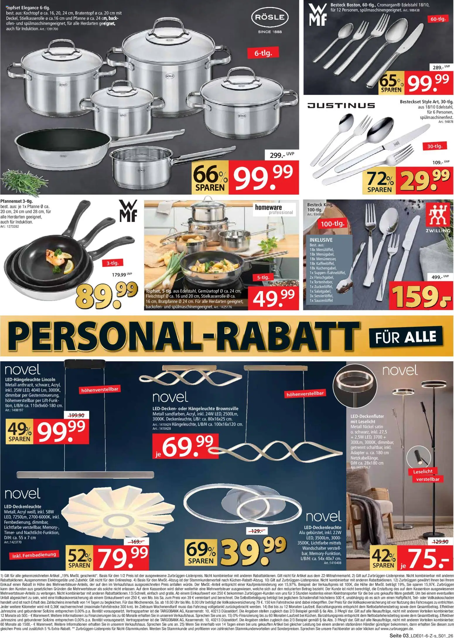 Zurbrüggen Personal-Rabatt für Alle – gültig ab 12.01.2026 | Seite: 3 | Produkte: Adapter, Ofen, Backofen, Uhr