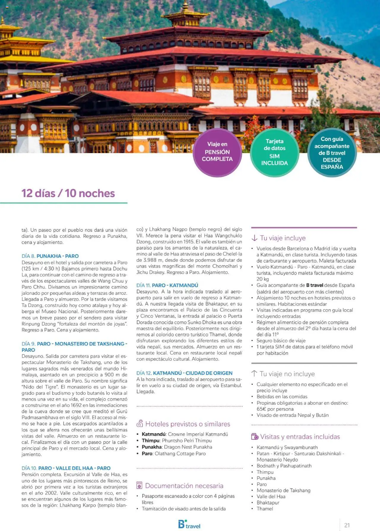 B the travel brand Viajeros Expertos Internacional 2026 │ válido desde el 03.10.2025 | Página: 21 | Productos: Maleta, Teléfono