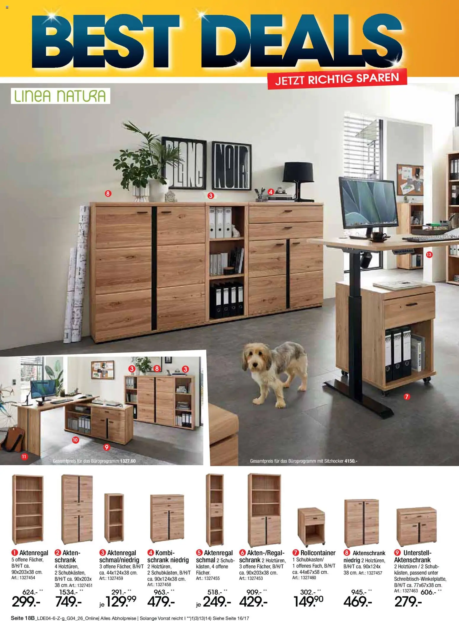 Zurbrüggen Italienische Wochen – gültig ab 11.04.2026 | Seite: 44 | Produkte: Schrank, Rollcontainer, Aktenregal