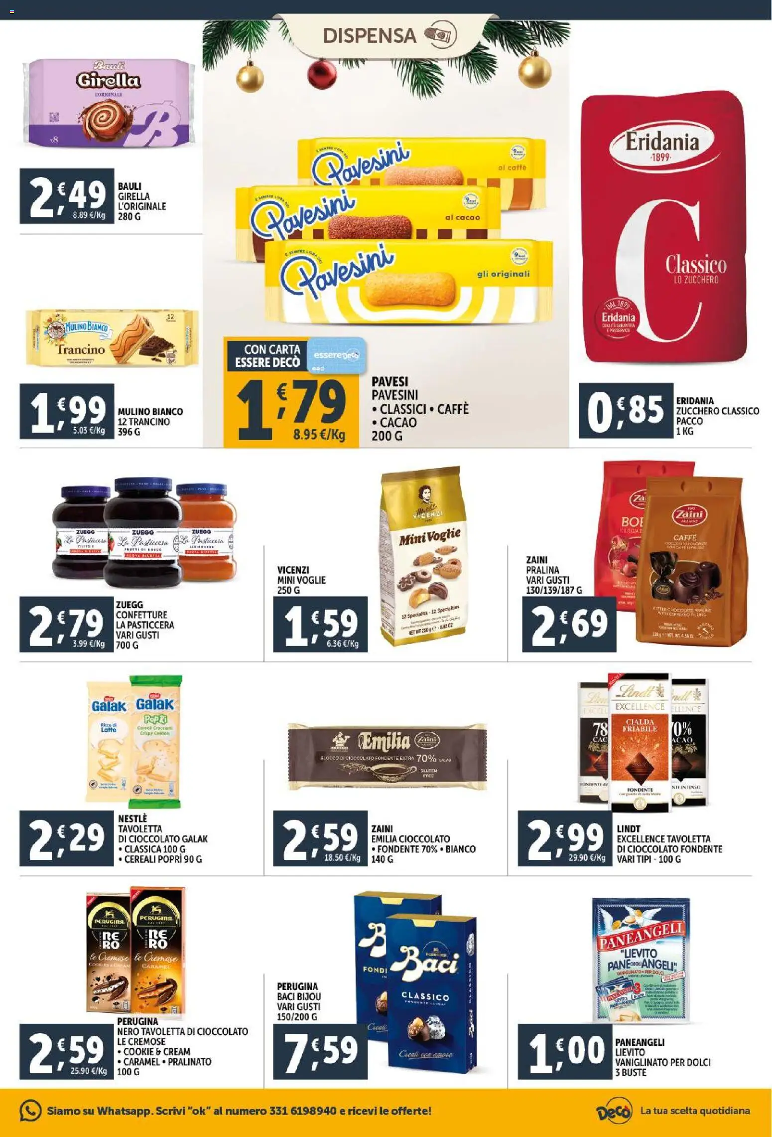 Volantino Decò del 15.12.2025 | Pagina: 19 | Prodotti: Caffè, Cioccolato, Latte, Cacao