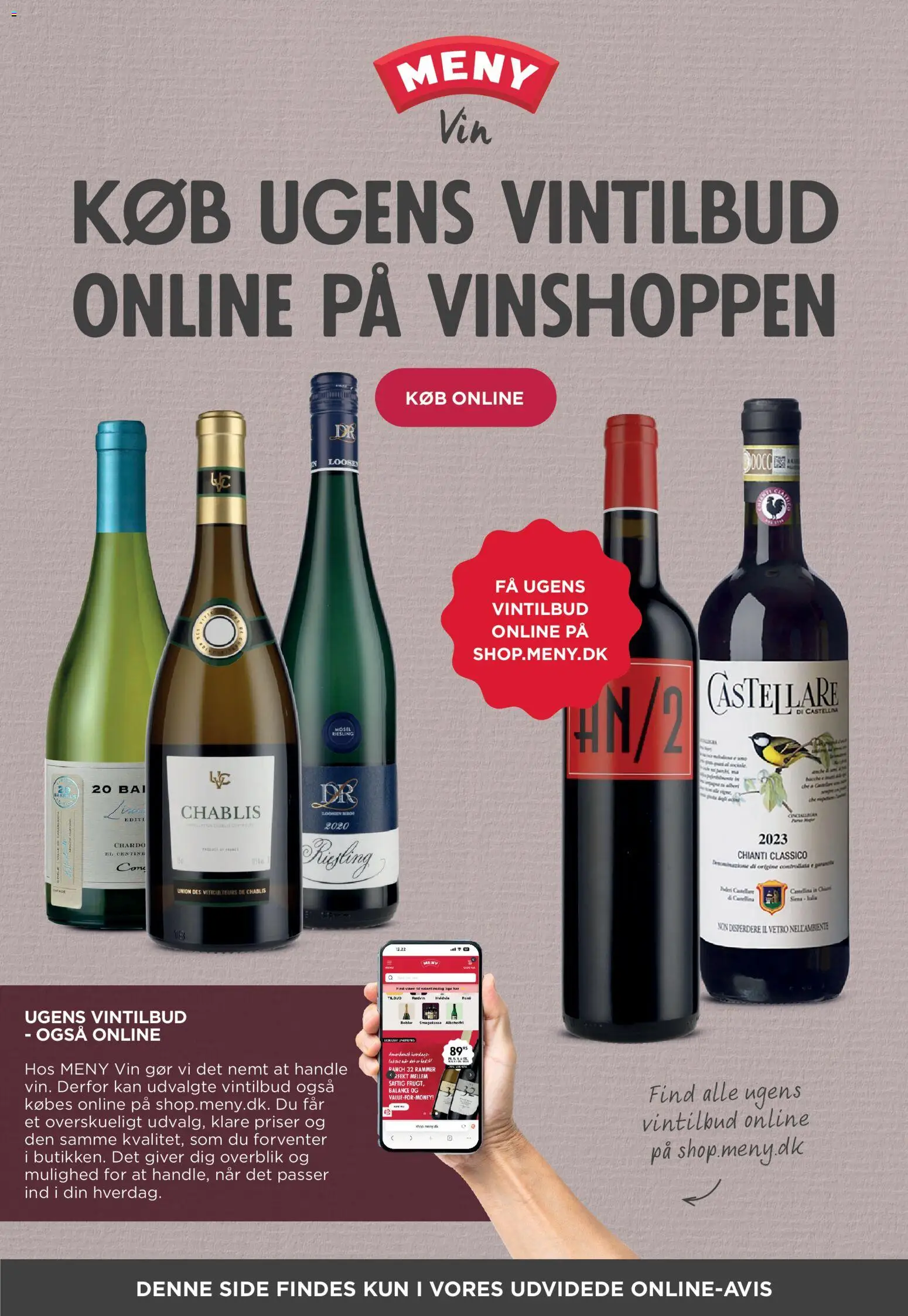 Meny tilbudsavis – gyldig fra 01.05.2026 | Side: 33 | Produkter: Rammer, Vin, Søm