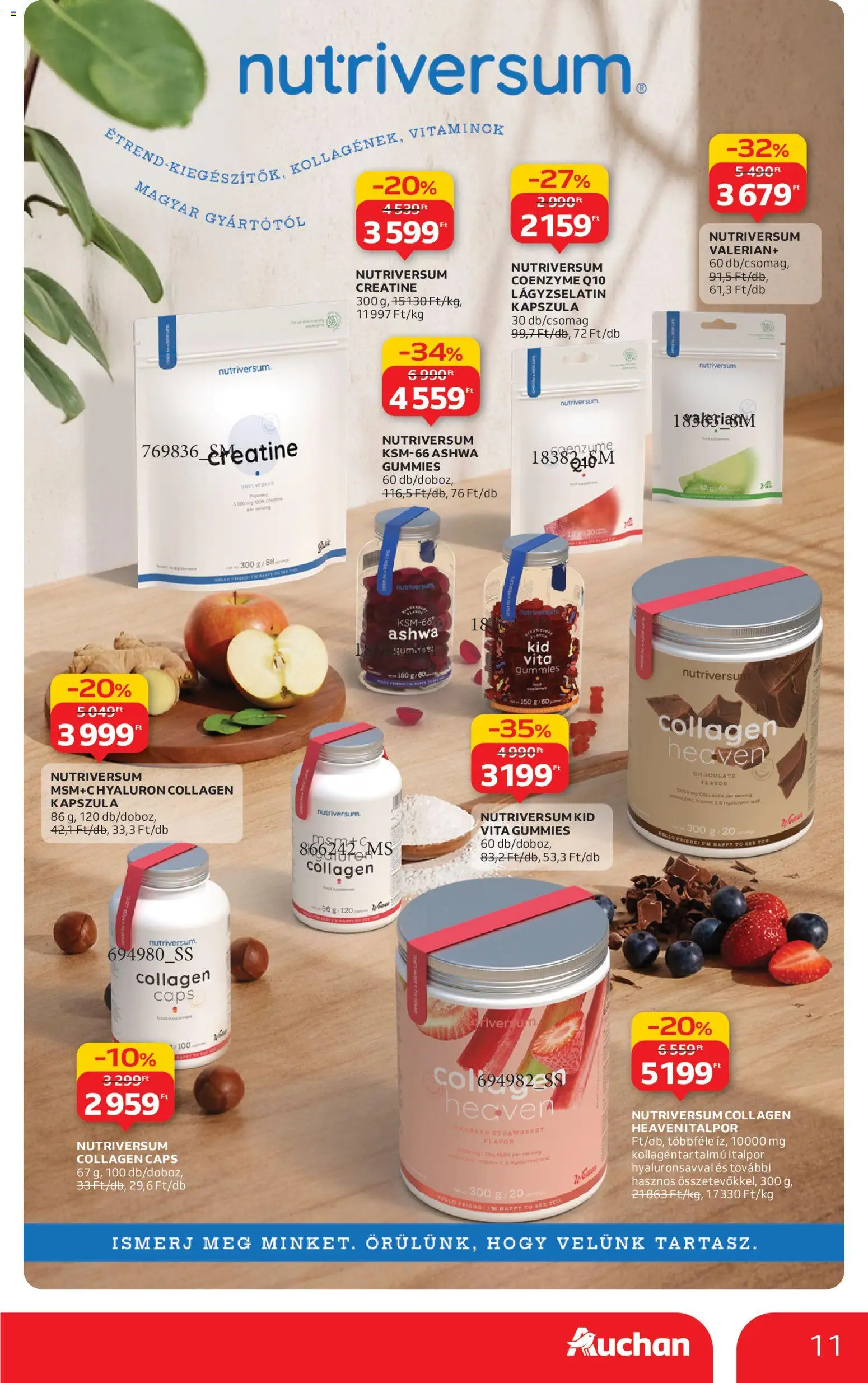 Auchan akciós ujság - amely érvényes a következő dátumtól: 15.01.2026 | Oldal: 11 | Termékek: Italpor