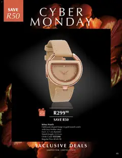 Justine specials catalogue – valid from 08.12.2025 | Page: 15 | Products: Watch, Stock