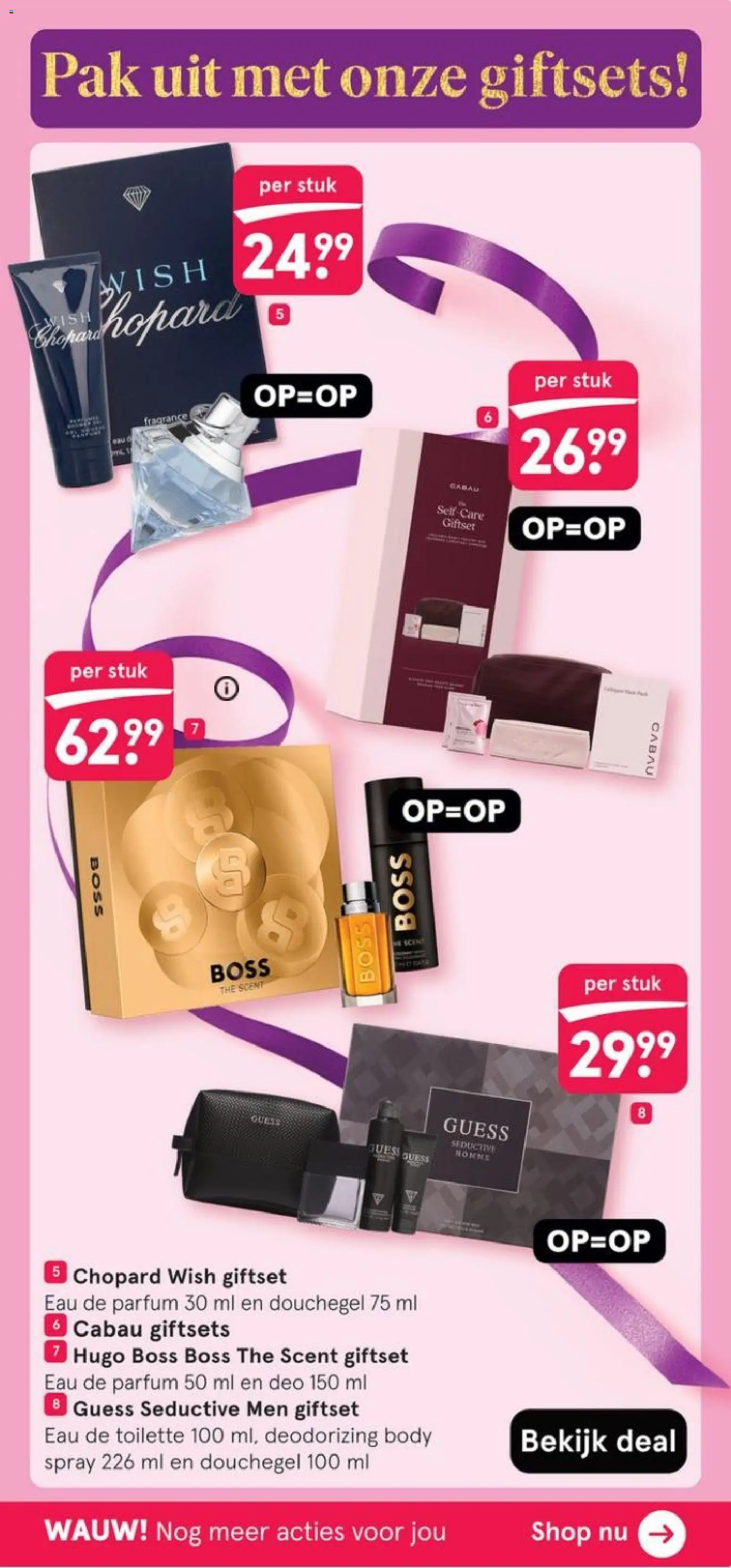 {H1} | Pagina: 43 | Producten: Parfum, Eau de toilette, Douchegel