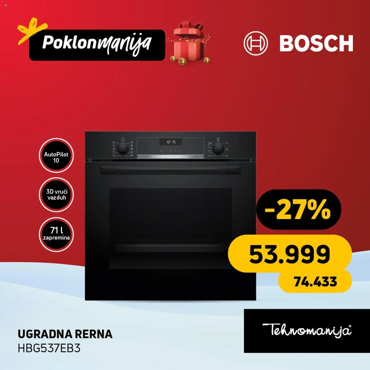 Tehnomanija katalog - važi od 22.12.2025 | Strana: 2 | Proizvode: Bosch, Rerna