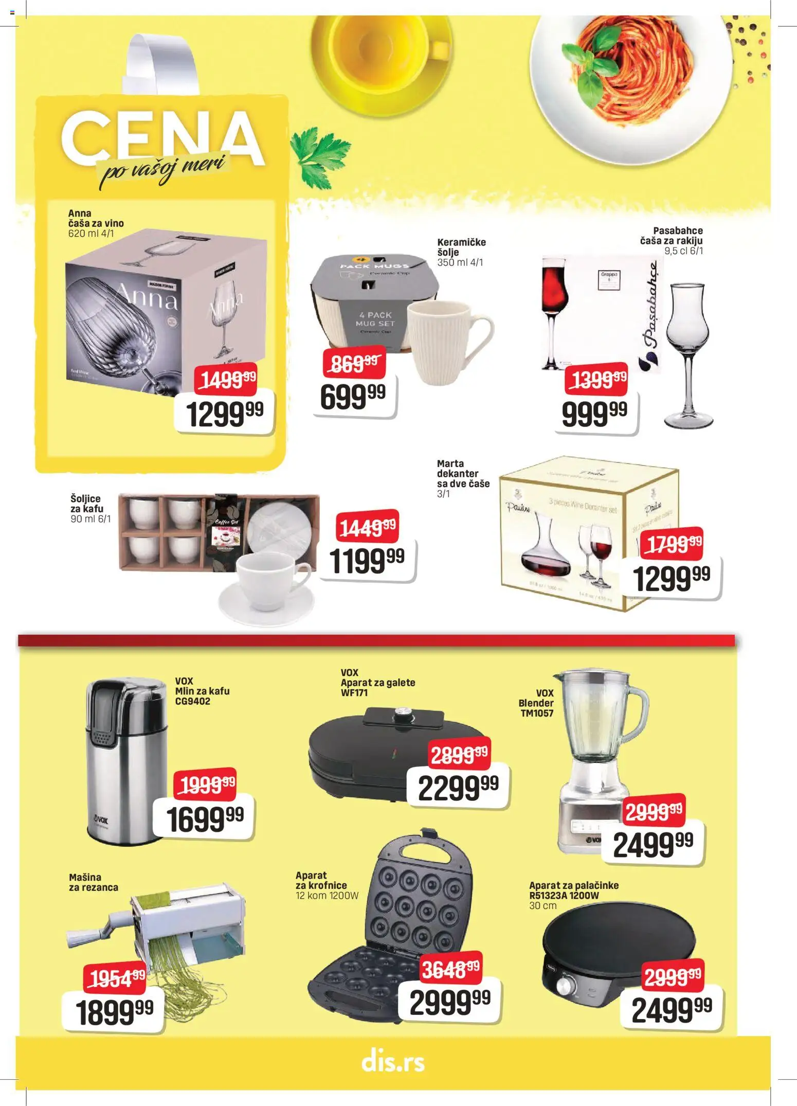 DIS katalog - važi od 26.03.2026 | Strana: 22 | Proizvode: Aparat za galete, Galete, Blender, Palačinke