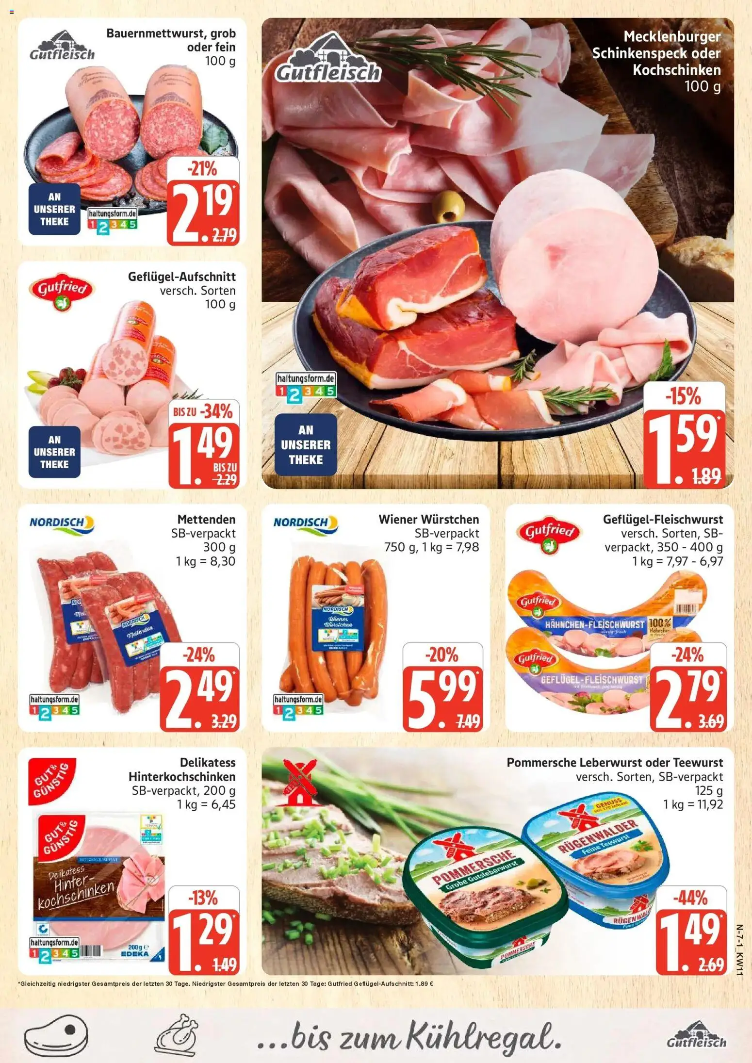 Marktkauf Prospekt Cuxhaven – gültig ab 09.03.2026 | Seite: 7 | Produkte: Wiener wurstchen, Theke