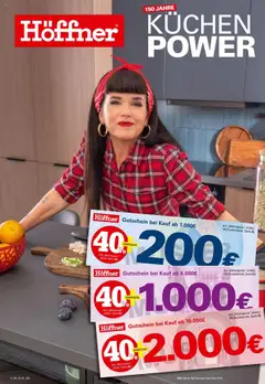 Höffner - Küchen Power gültig ab dem 01.08.2025