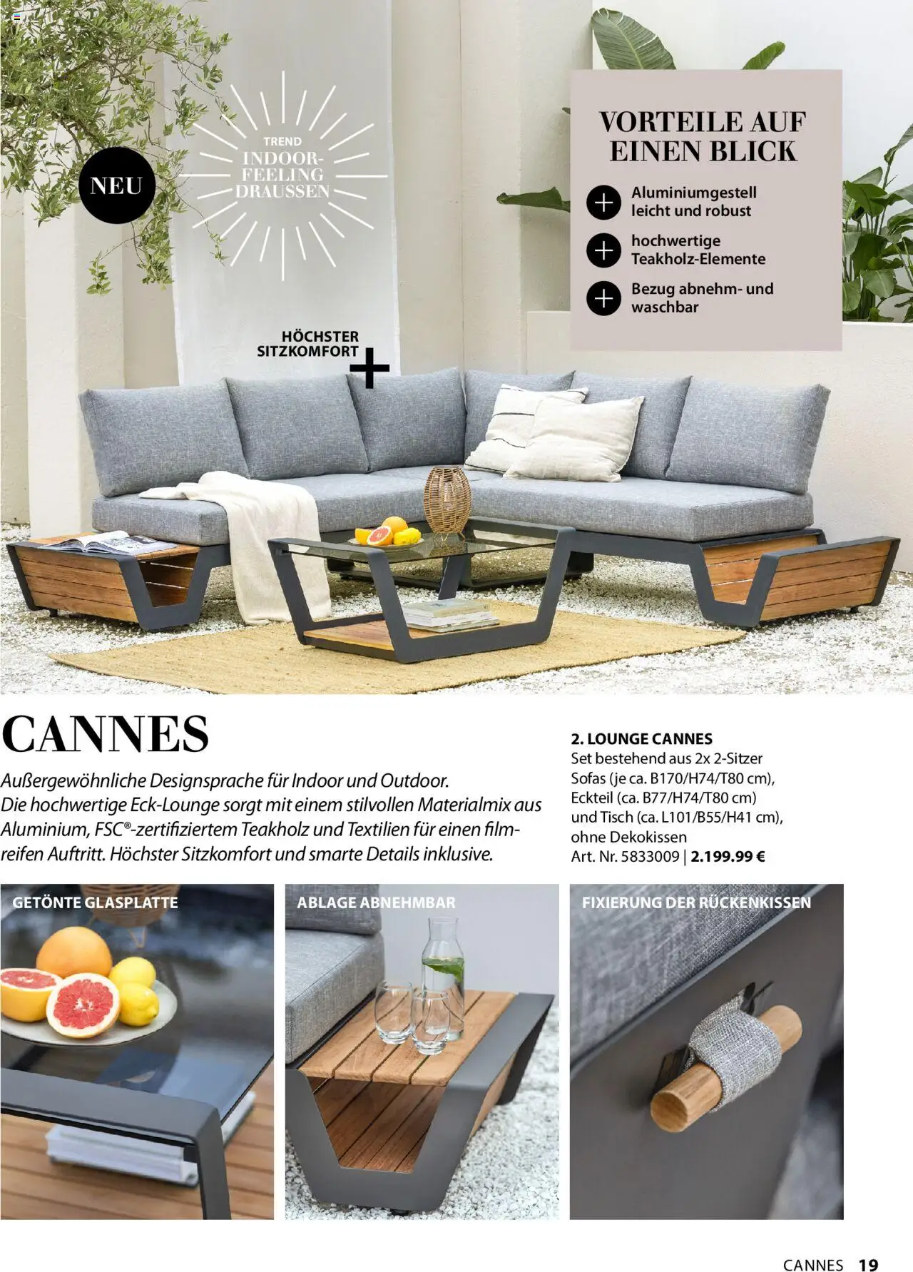 Dehner Gartenmöbel Trends 2025 gültig ab 20.01.2025 | Seite: 19 | Produkte: Tisch