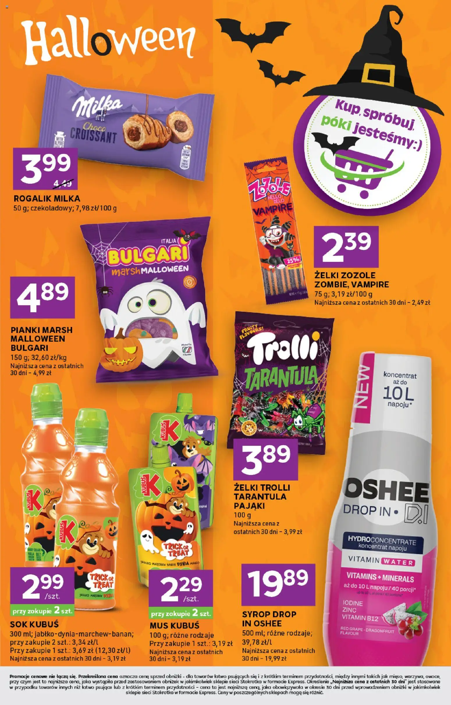 Stokrotka Gazetka - Express od 23.10.2025 | Strona: 5 | Produkty: Syrop, Stokrotka, Milka, Sok