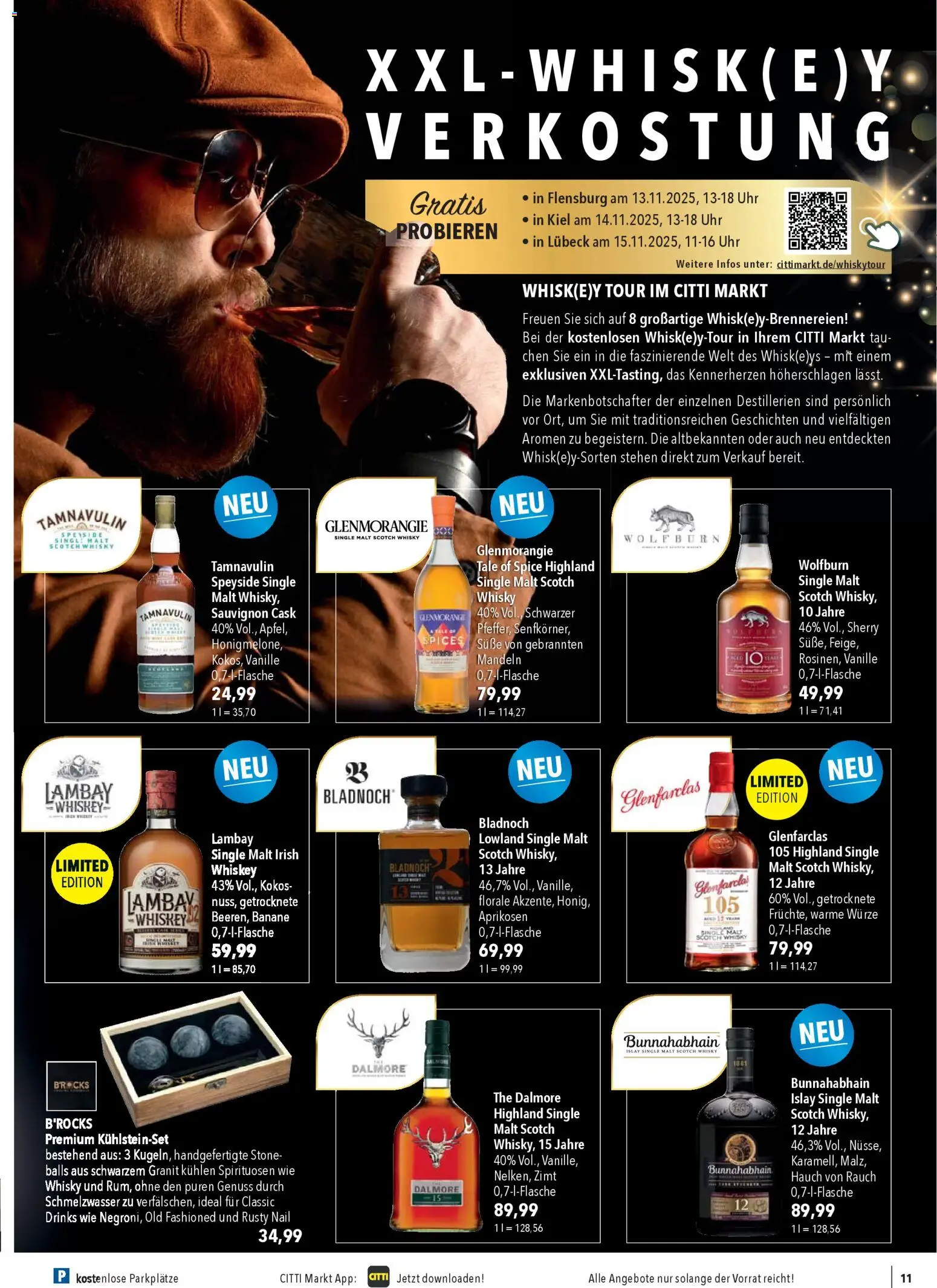 CITTI Markt - Black Friday – gültig ab 12.11.2025 | Seite: 11 | Produkte: Whisky, Mandeln, Whiskey, Uhr