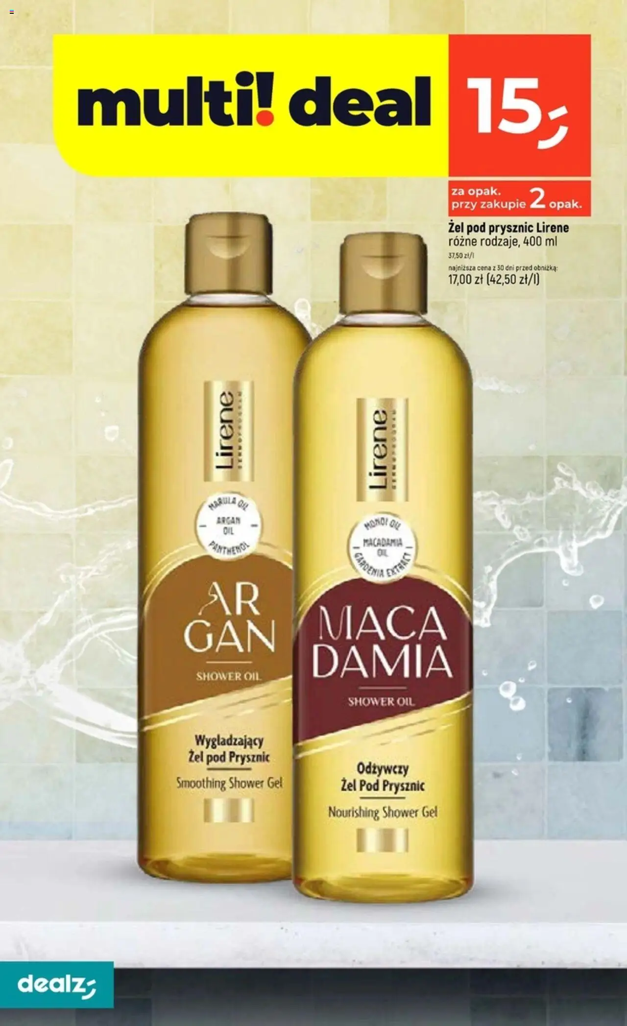 Dealz Gazetka od 02.10.2025 | Strona: 22 | Produkty: Prysznic, Żel pod prysznic