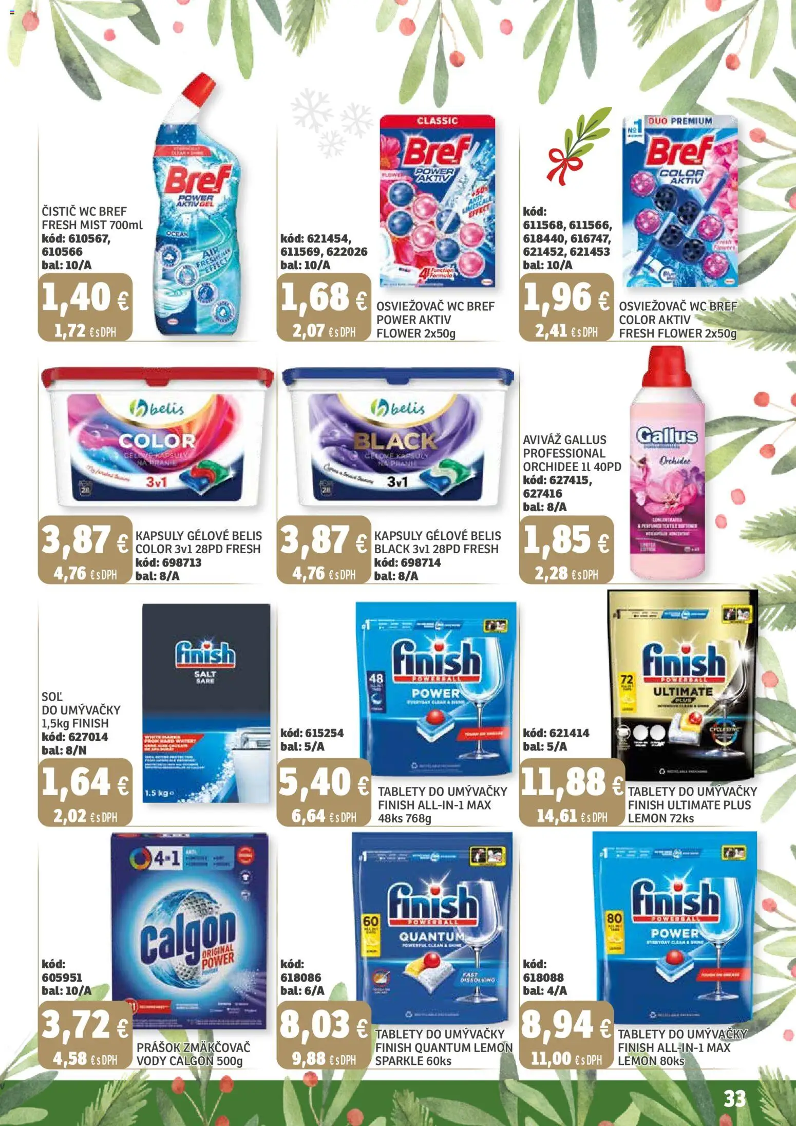 Nové Labaš akcie – leták je platný od 12.12.2025 | Strana: 33 | Produkty: Wc, Aviváž