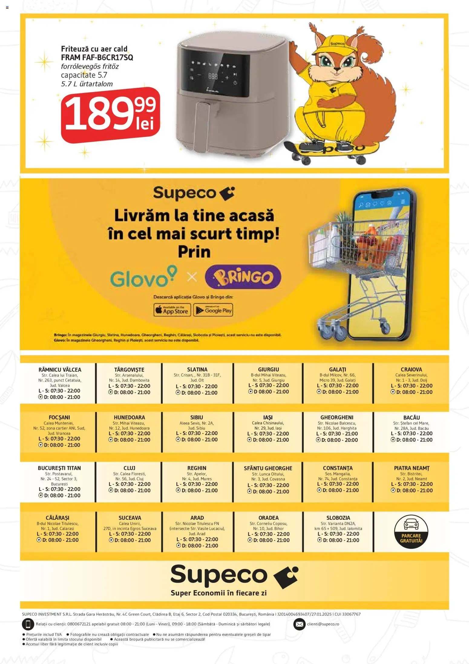 Noul catalog Supeco – valabil de la 16.04.2026 | Pagină: 25 | Produse: Ginseng, Friteuză