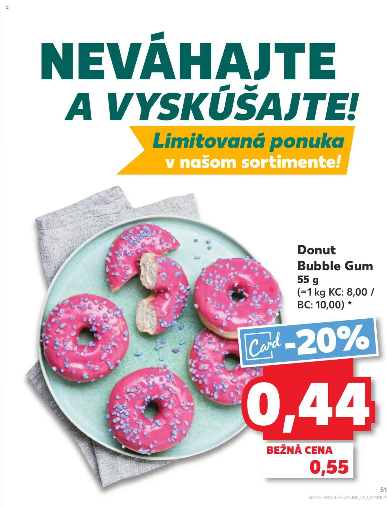 Kaufland SK akciós ujság - amely érvényes a következő dátumtól: 14.08.2025 | Oldal: 51