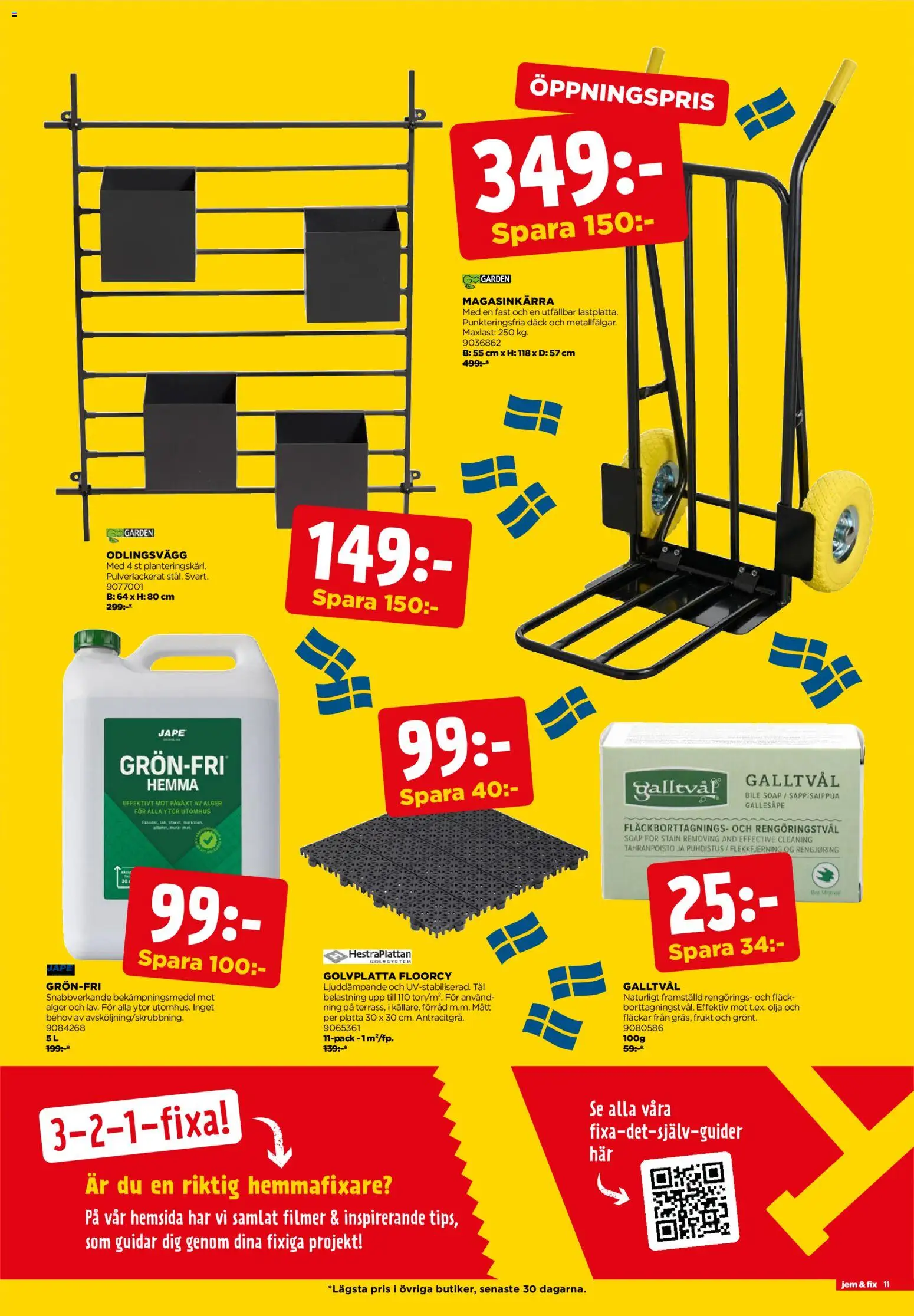 Jem & Fix reklamblad aktuell från 17.03.2026 | Sida: 11 | Produkter: Olja