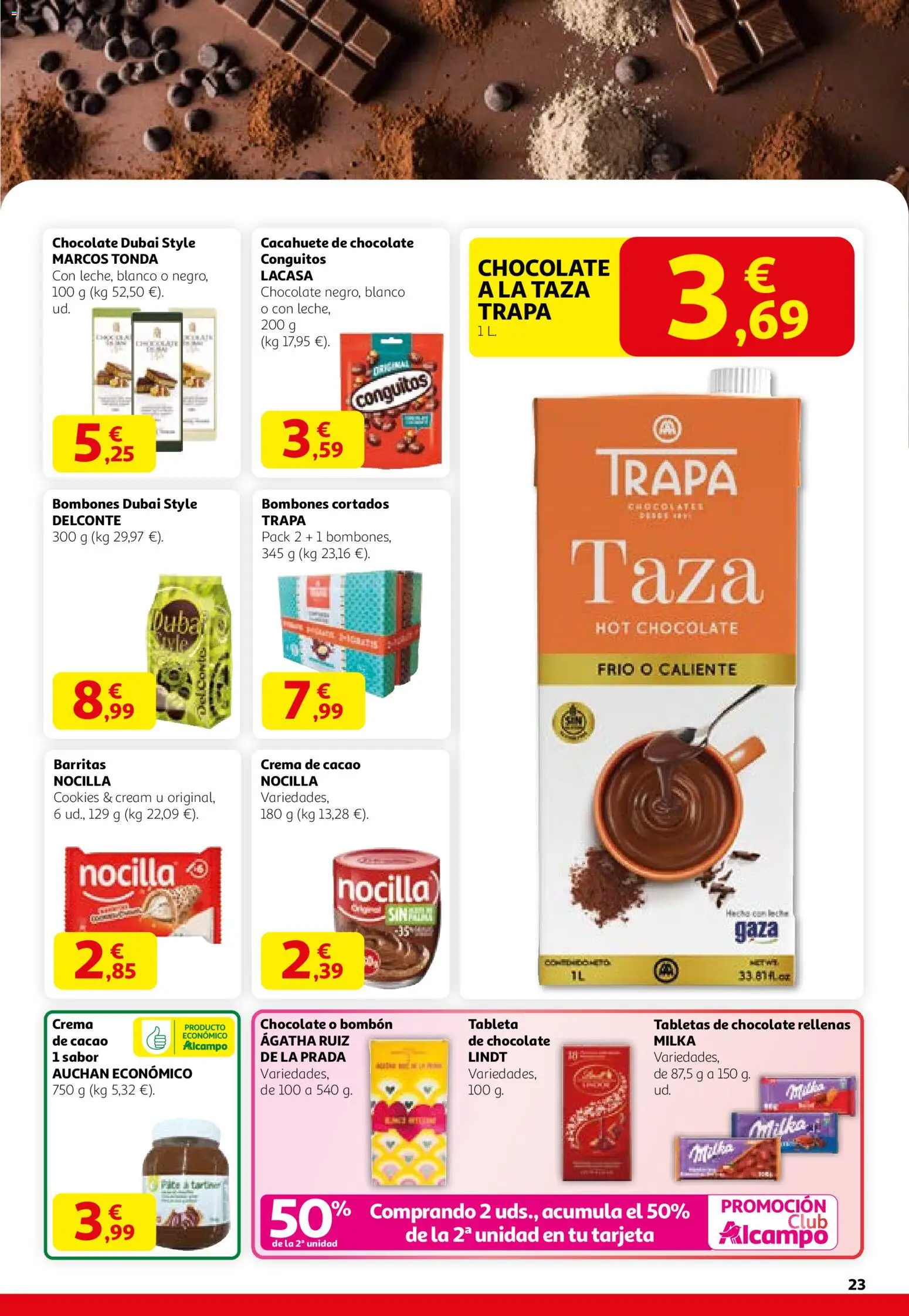 Alcampo folleto │ válido desde el 12.02.2026 | Página: 23 | Productos: Crema de cacao, Κεραία, Tableta, Crema